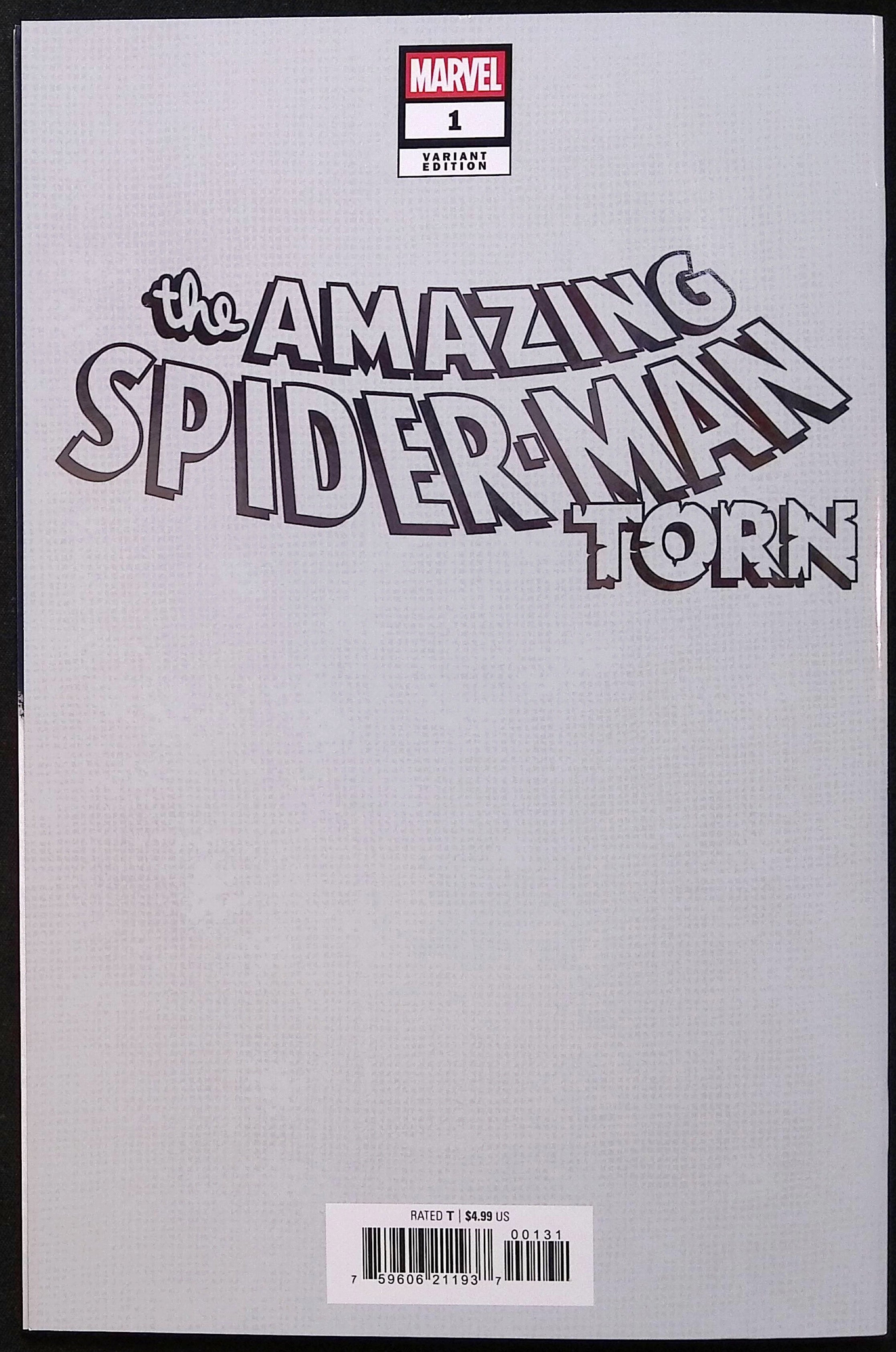 The Amazing Spider-Man: Torn # 1 Garbett Foil Variant 2025 NM
