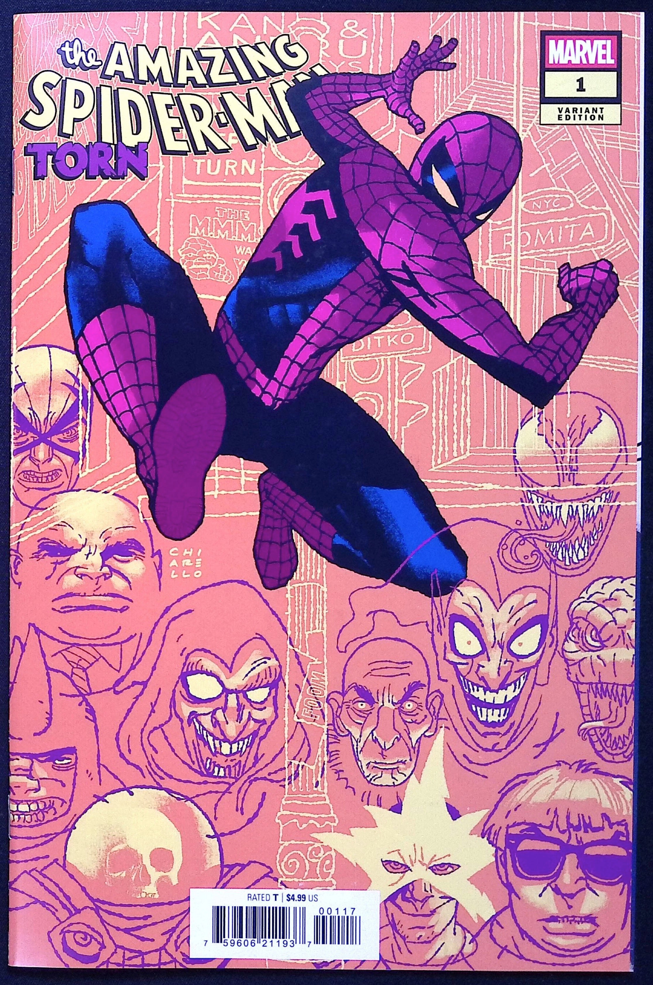 The Amazing Spider-Man: Torn # 1 1:25 Chiarello Incentive Variant 2025 NM-
