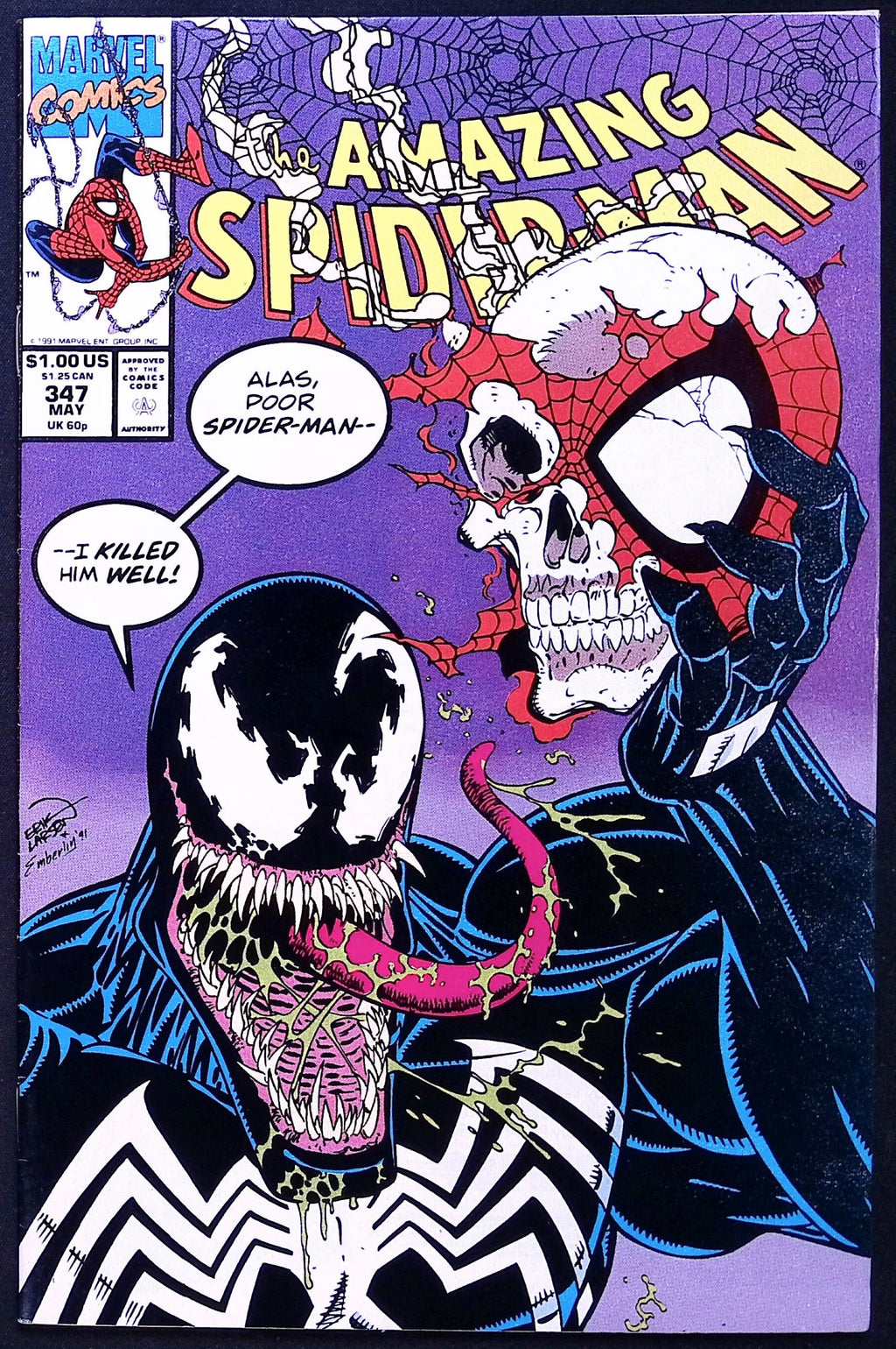 The Amazing Spider-Man # 347 1991 VF/NM