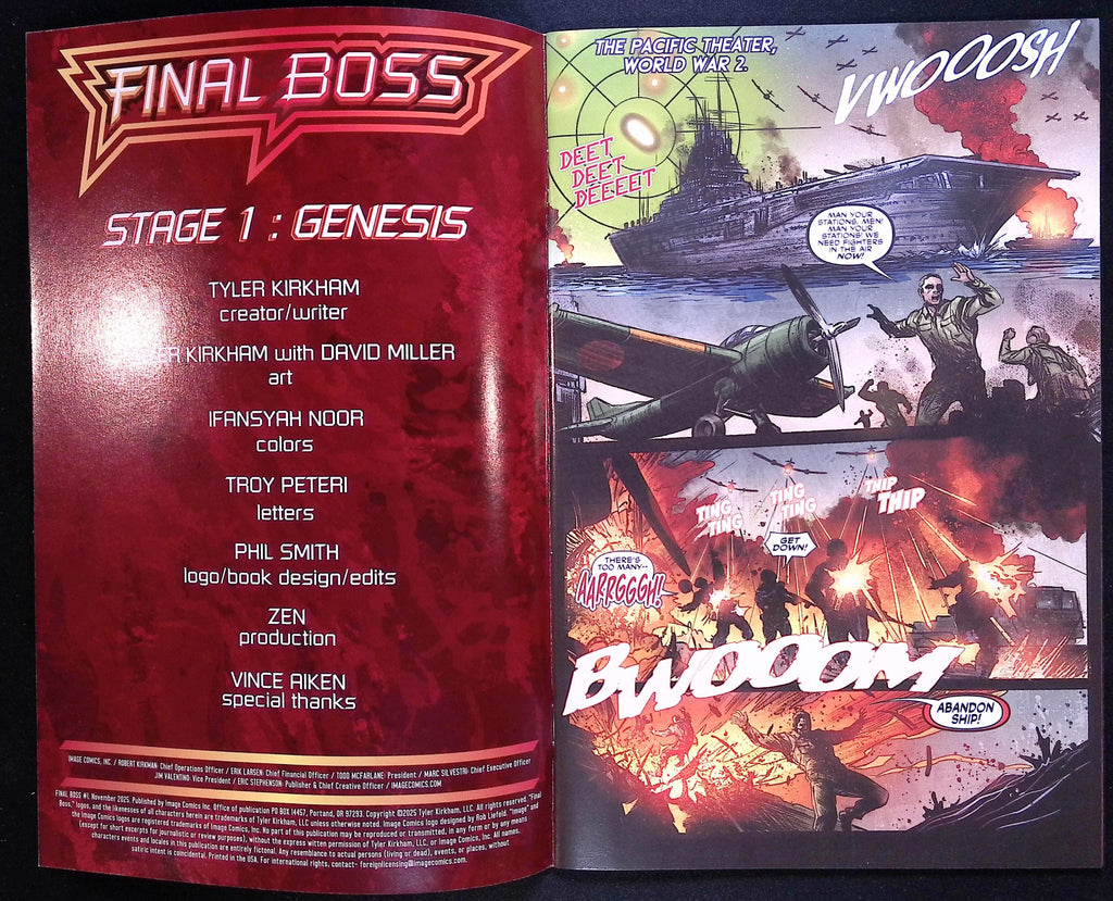 Final Boss # 1 Cover A First Printing 2025 NM