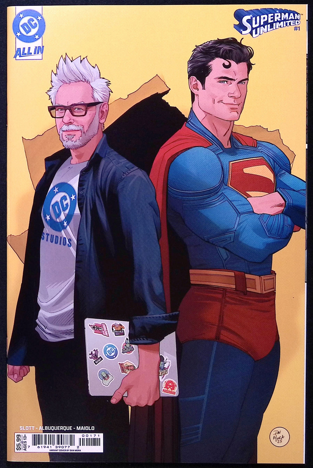 Superman Unlimited # 1 Dan Mora James Gunn Variant First Printing 2025 NM