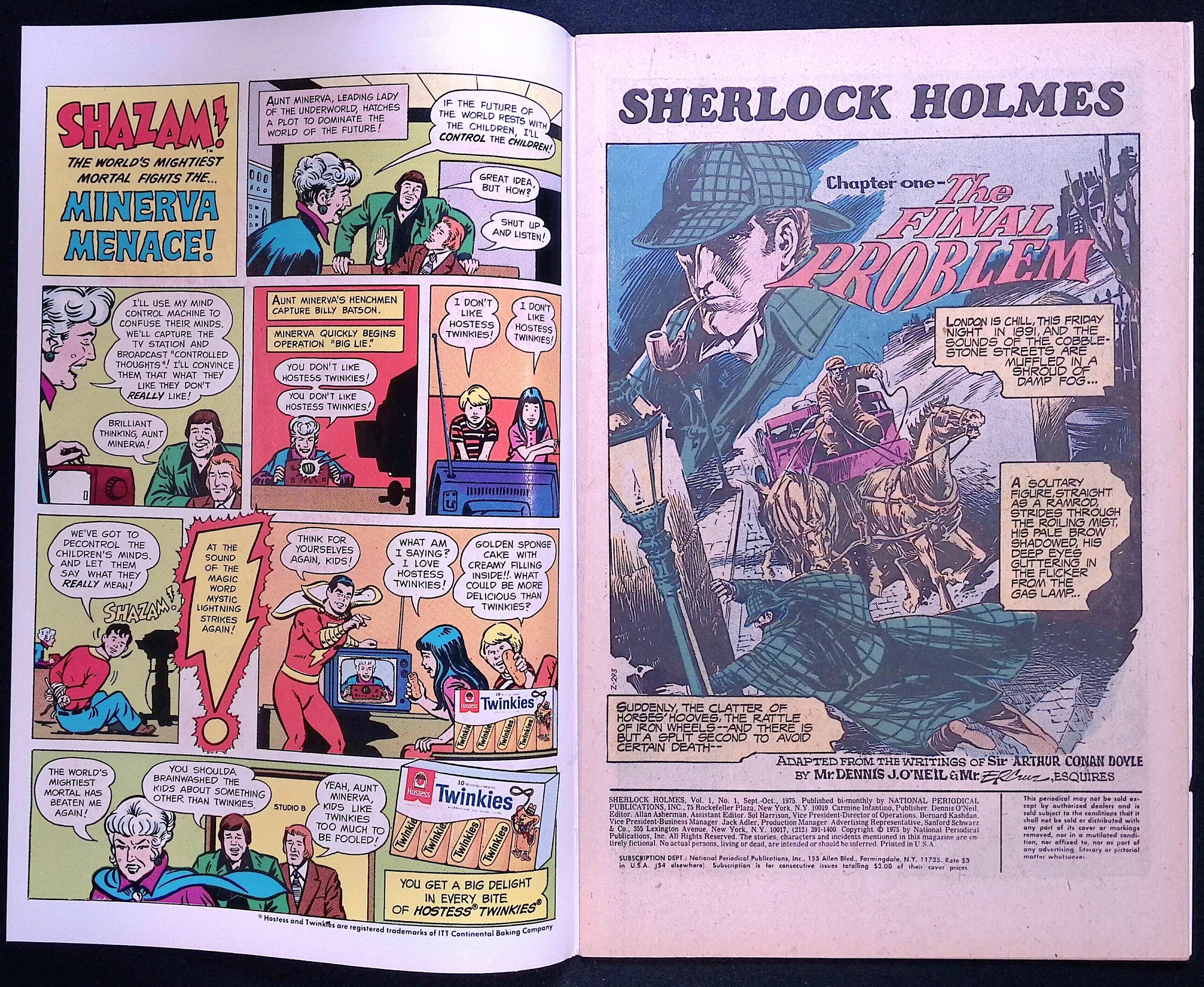 Sherlock Holmes # 1 1975 FN/VF