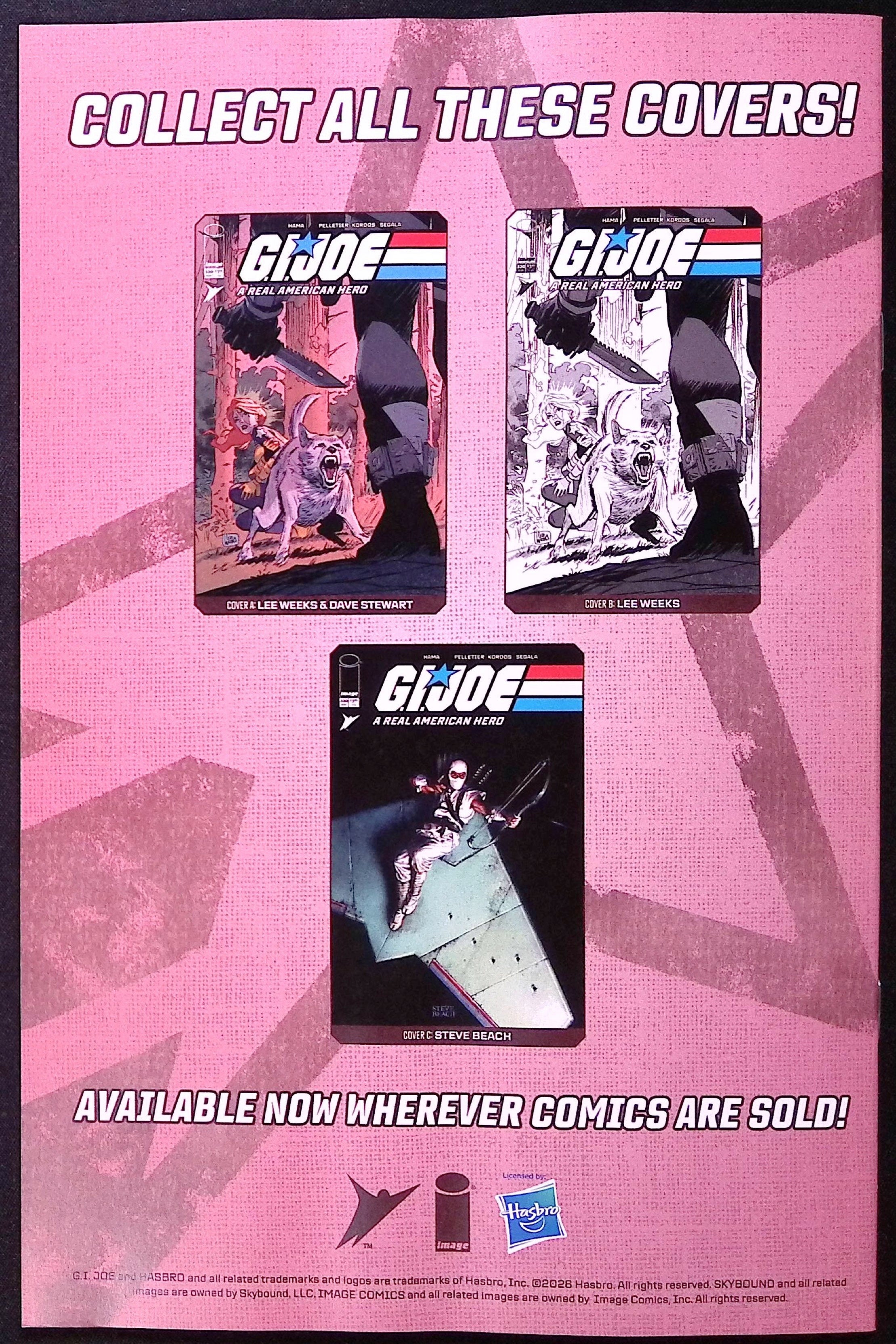 G.I. Joe: A Real American Hero #330 Third Printing 2026 BN