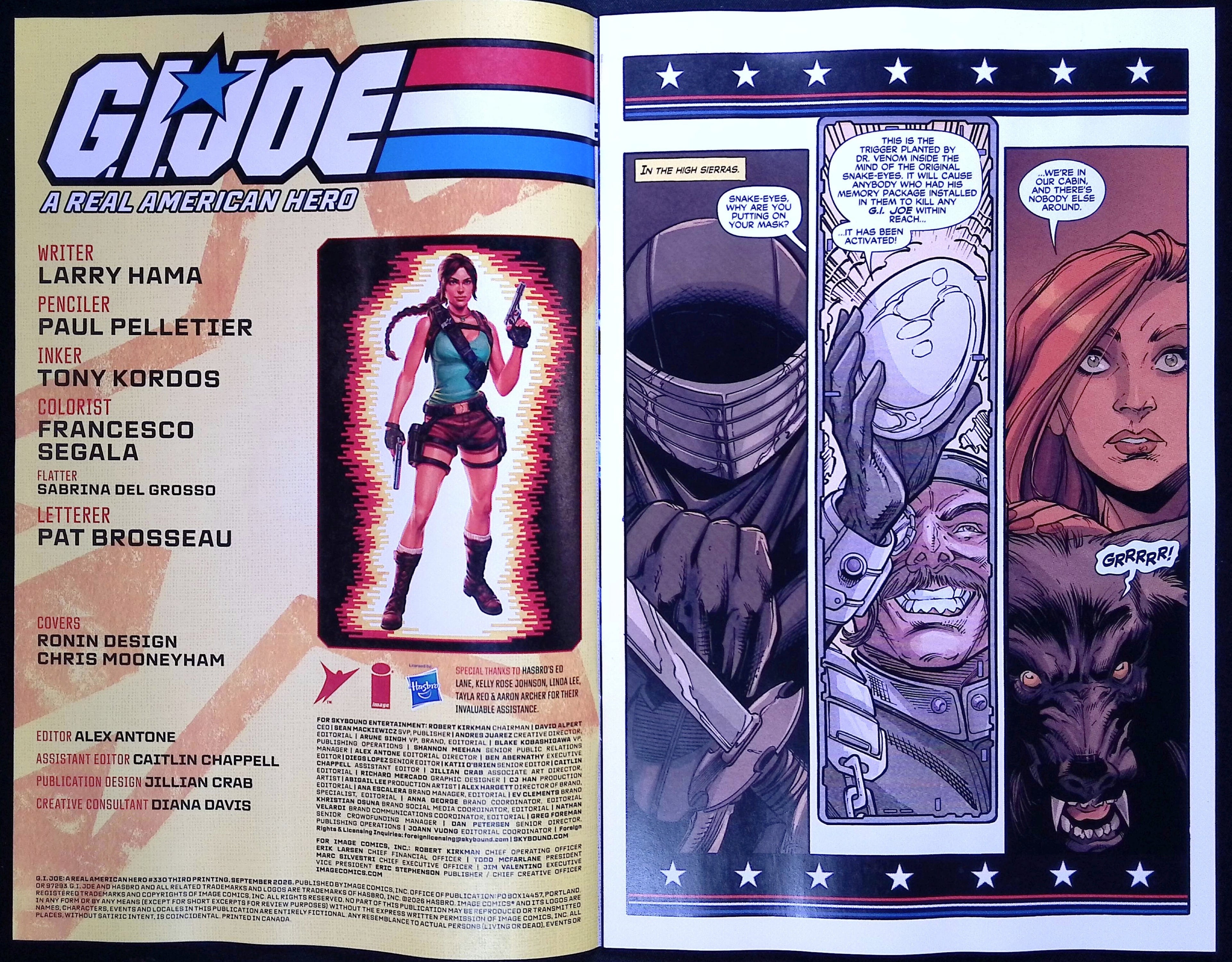 G.I. Joe: A Real American Hero #330 Third Printing 2026 BN
