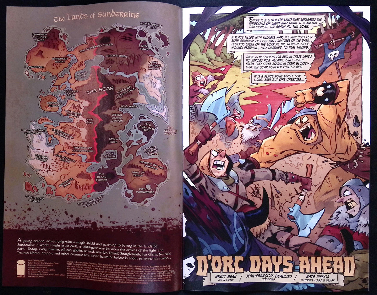D'Orc # 1 Seventh Printing 2026 BN