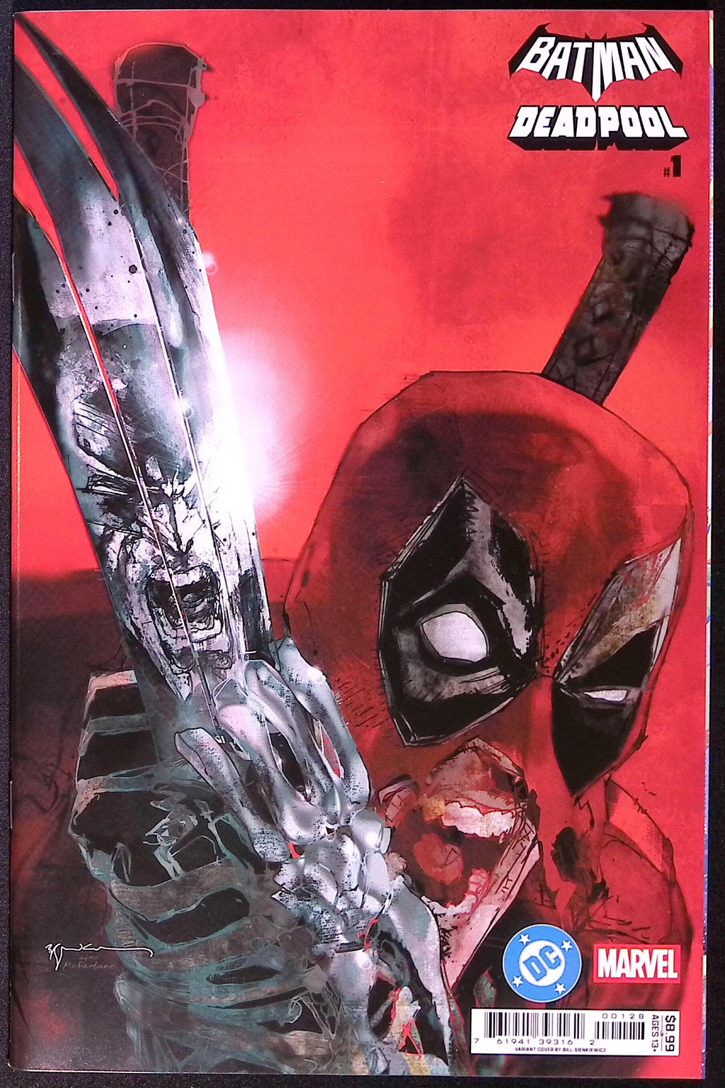 Batman/Deadpool # 1 Bill Sienkiewicz Variant First Printing 2025 NM