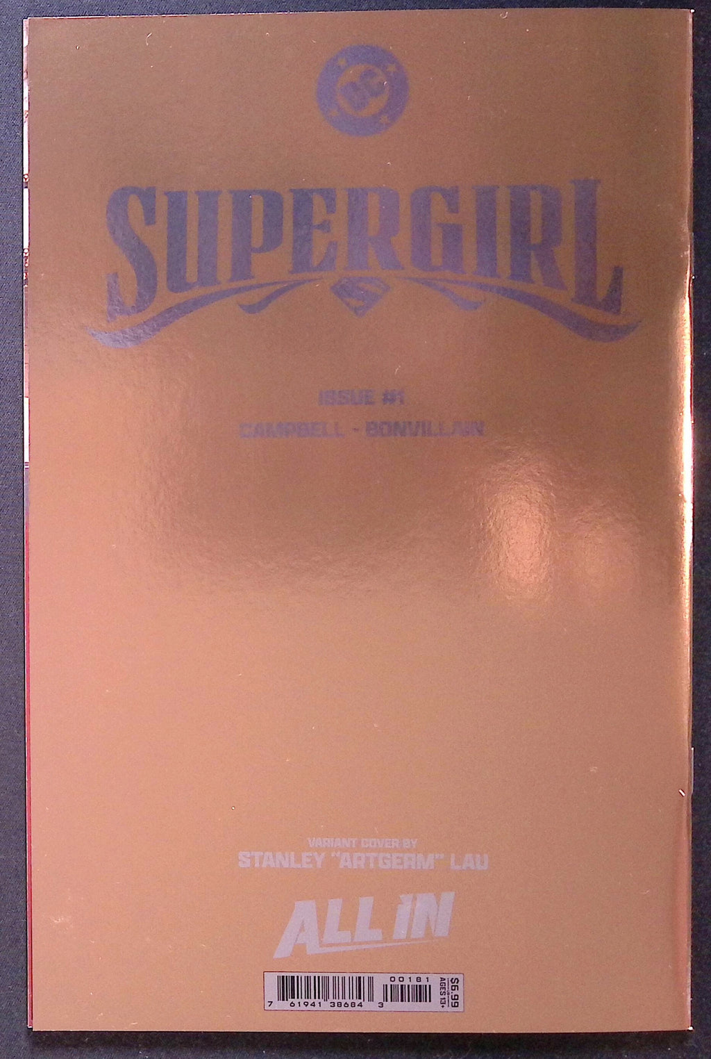 Supergirl # 1 Stanley "Artgerm" Lau Foil Variant 2025 NM