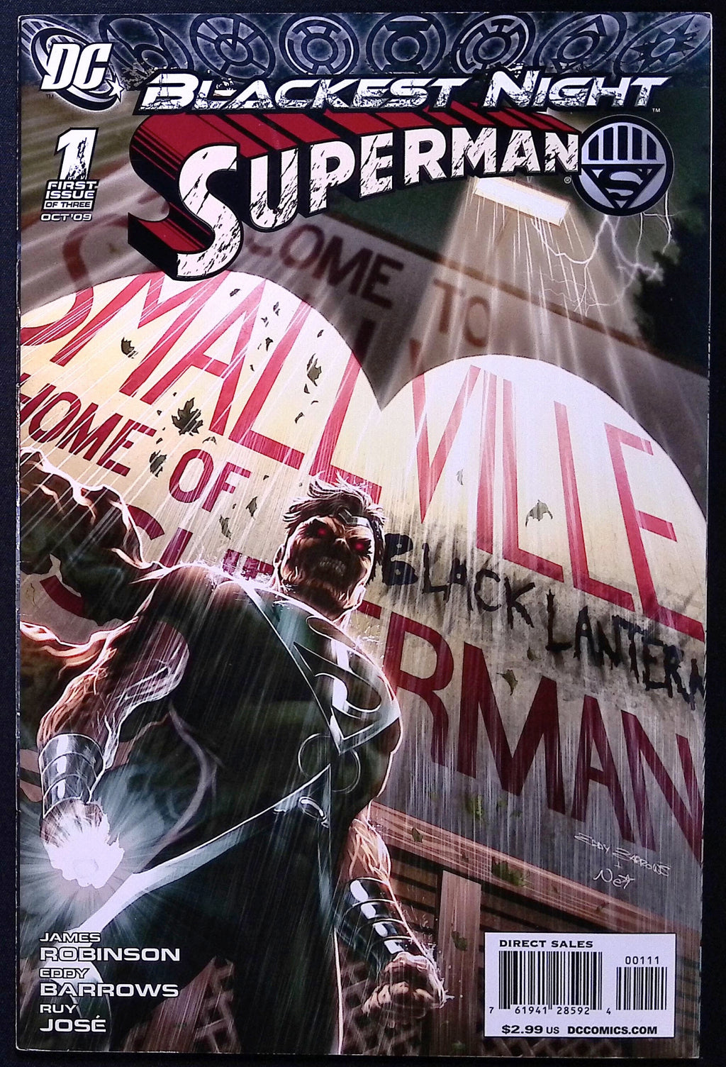 Blackest Night: Superman # 1 2009 NM-