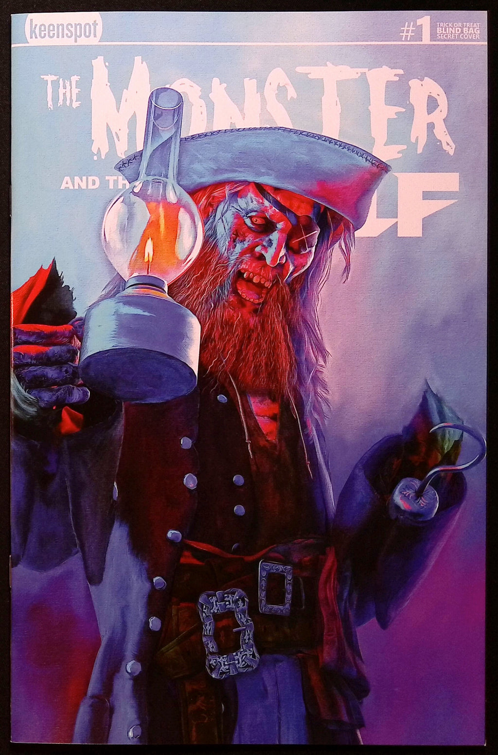 Mark Spears Monsters: The Monster and the Wolf # 1 A88 1:700 Incentive Secret Cover 2025 NM