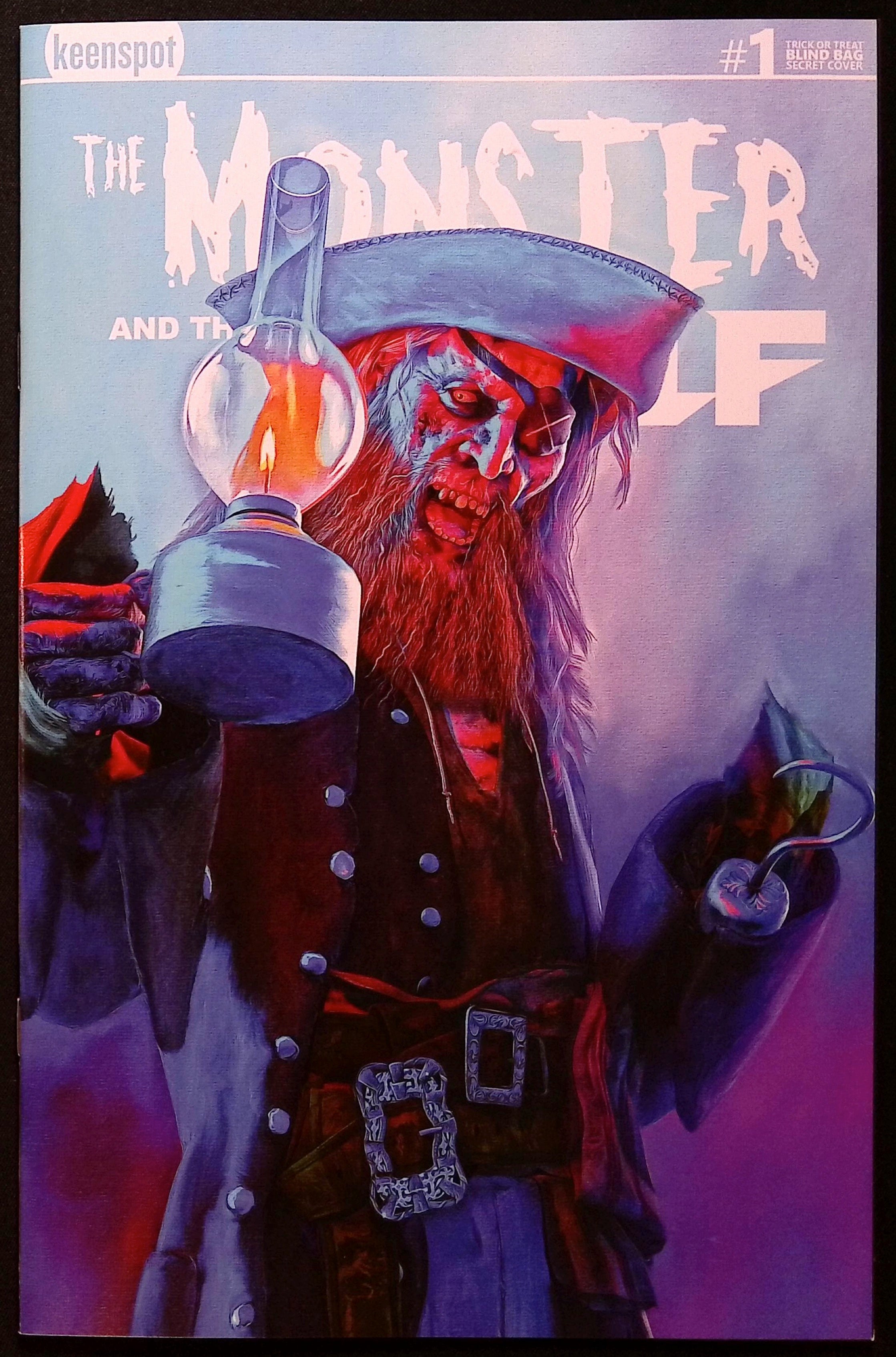 Mark Spears Monsters: The Monster and the Wolf # 1 A88 1:700 Incentive Secret Cover 2025 NM