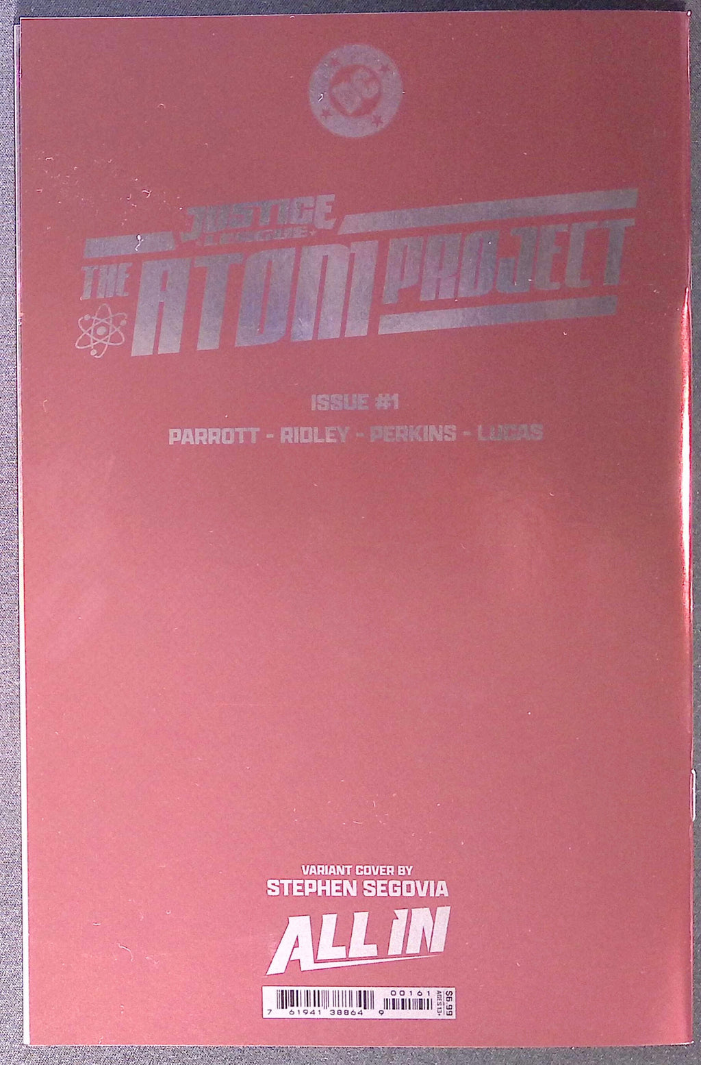 Justice League: The Atom Project # 1 Segovia Foil Variant NM