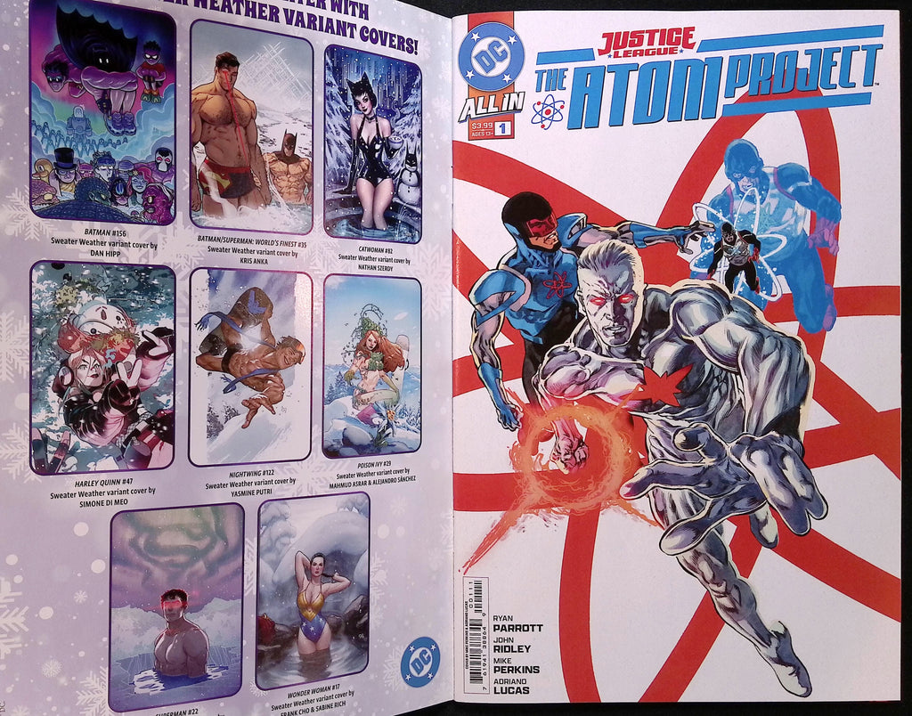Justice League: The Atom Project # 1 Segovia Foil Variant NM