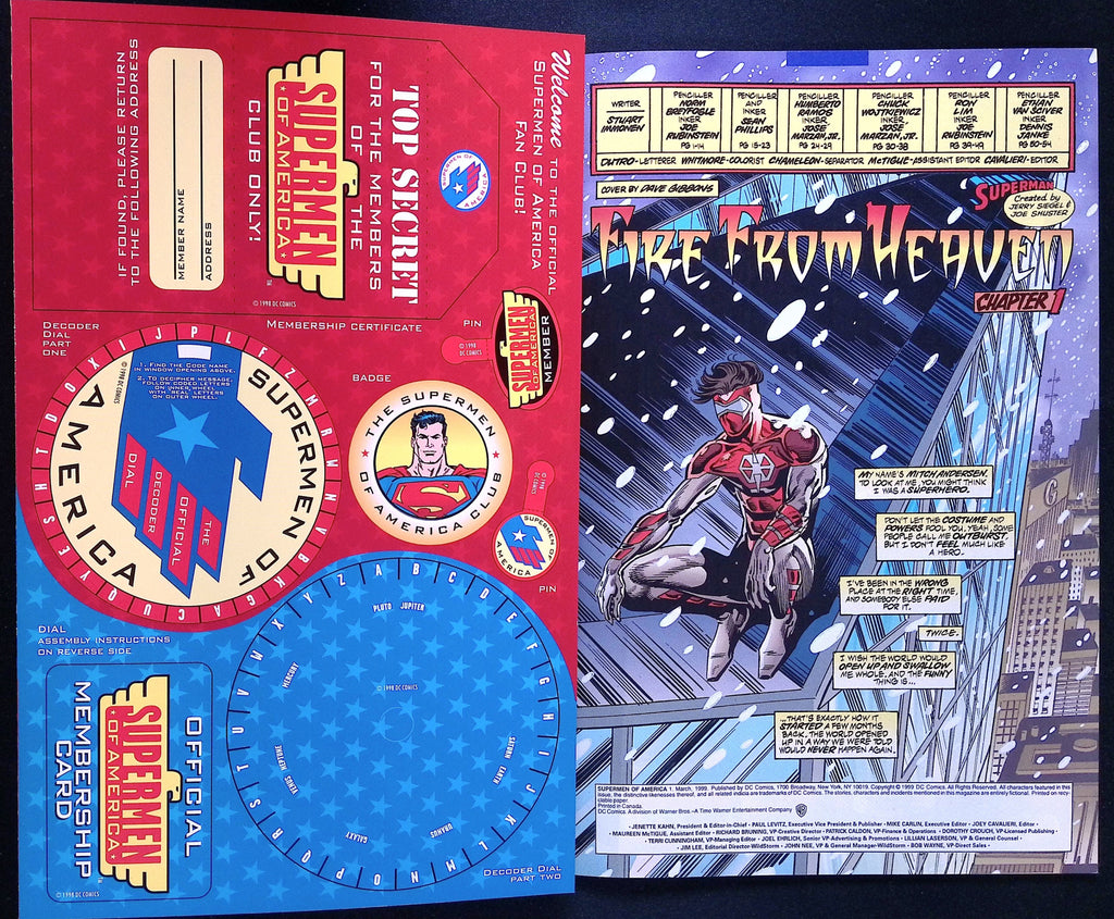 Supermen of America # 1 1999 NM-