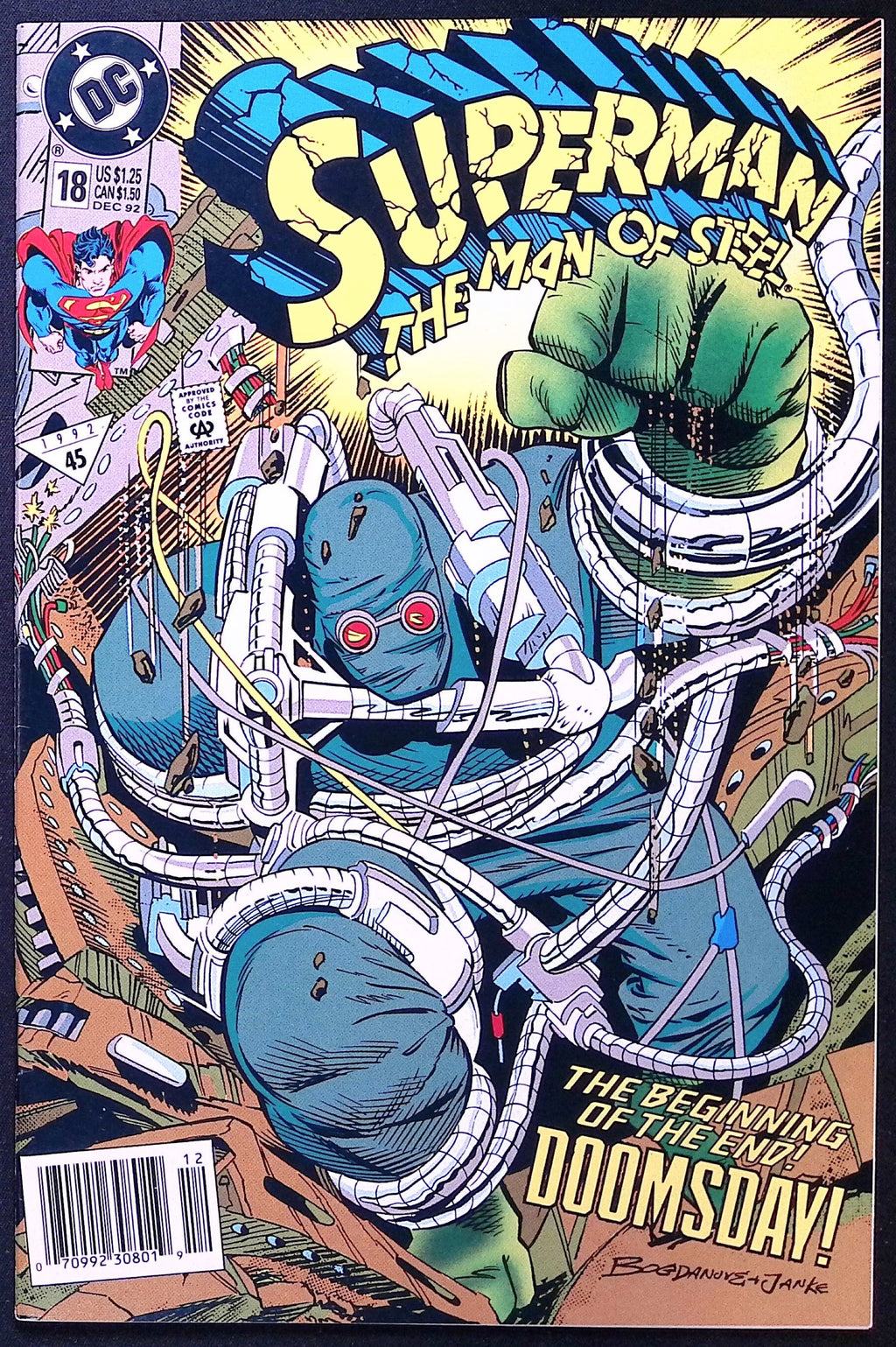 Superman: The Man of Steel # 18 1992 NM-