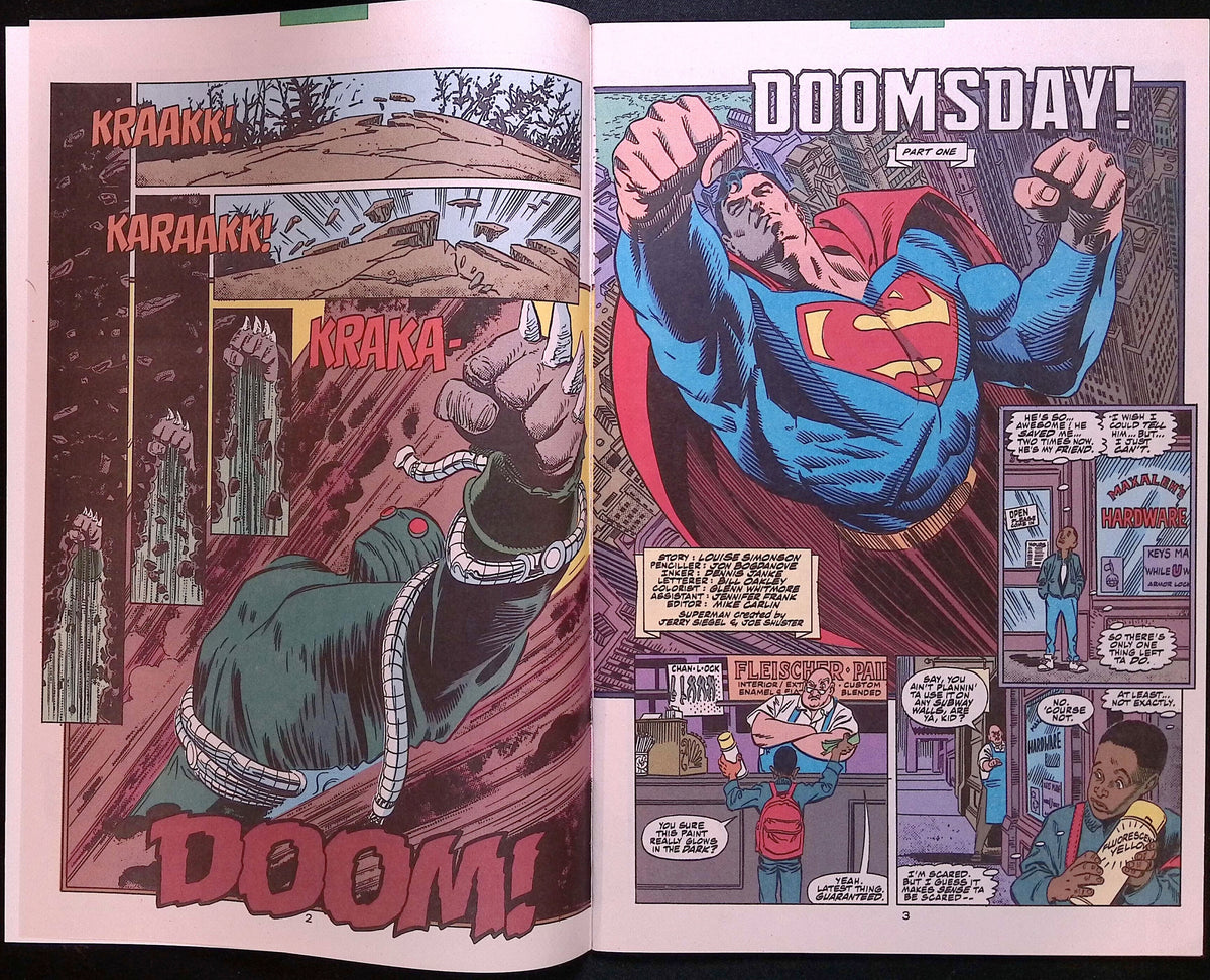 Superman: The Man of Steel # 18 1992 NM-