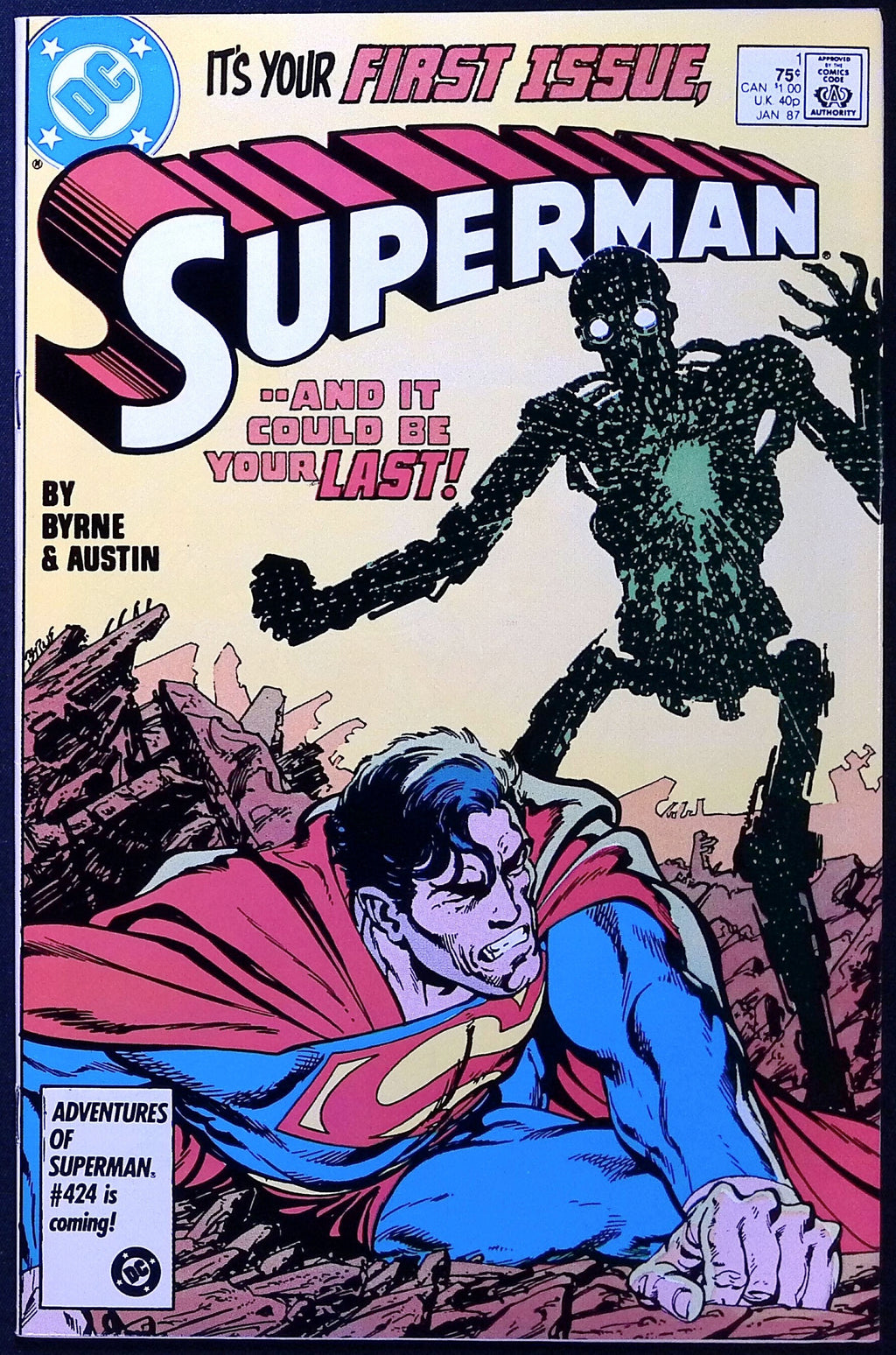 Superman # 1 1987 NM