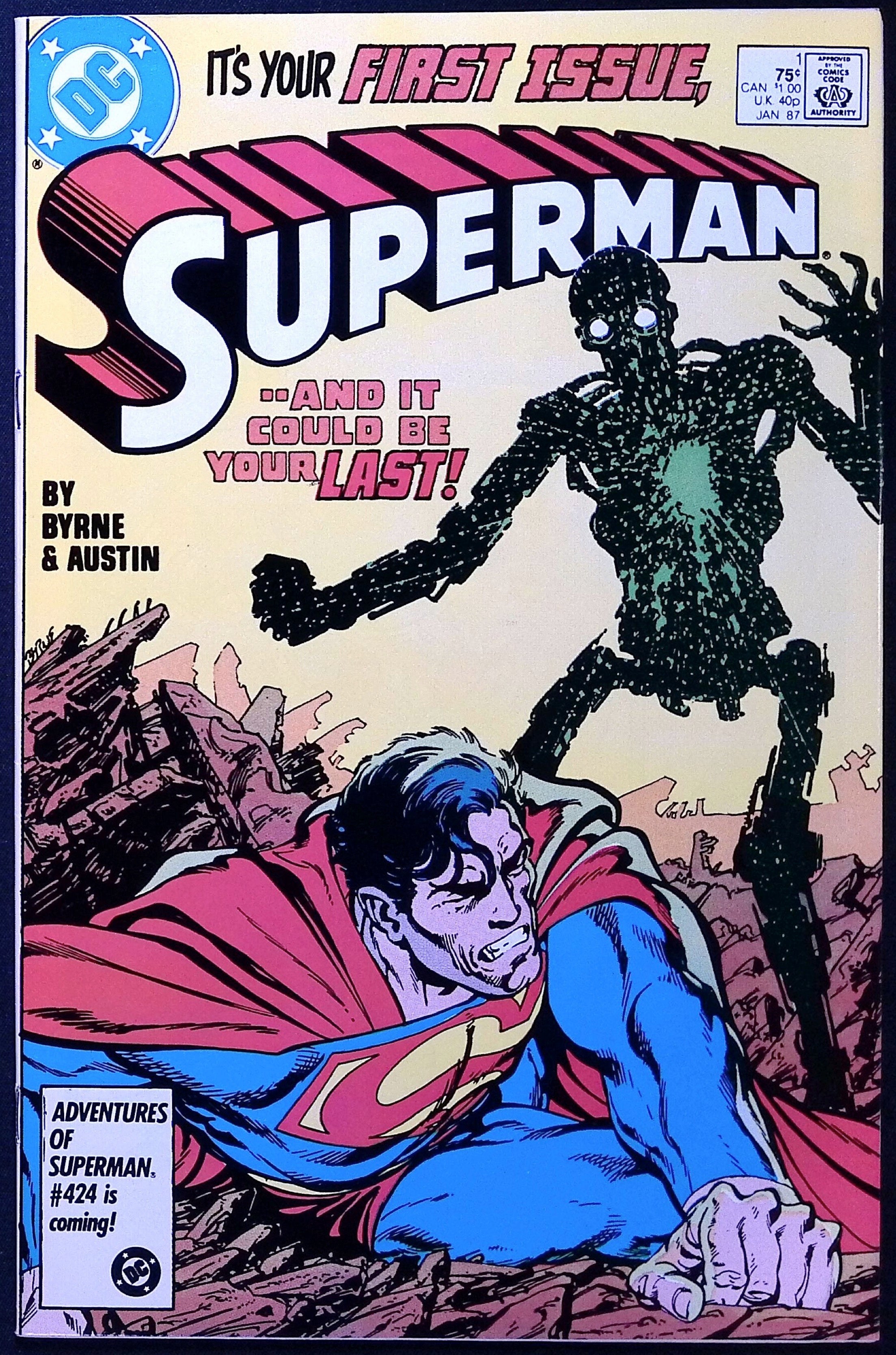 Superman # 1 1987 NM