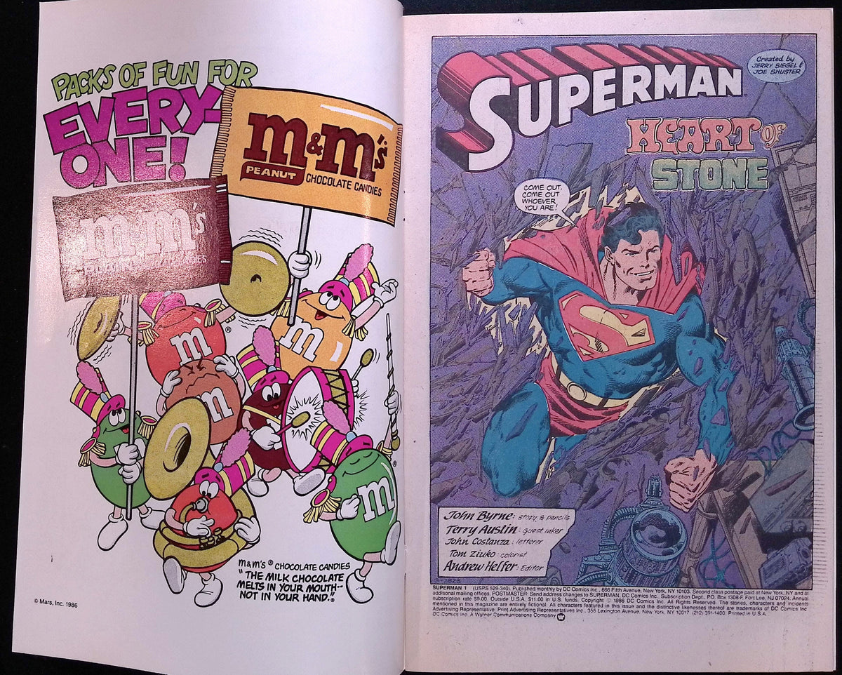 Superman # 1 1987 NM
