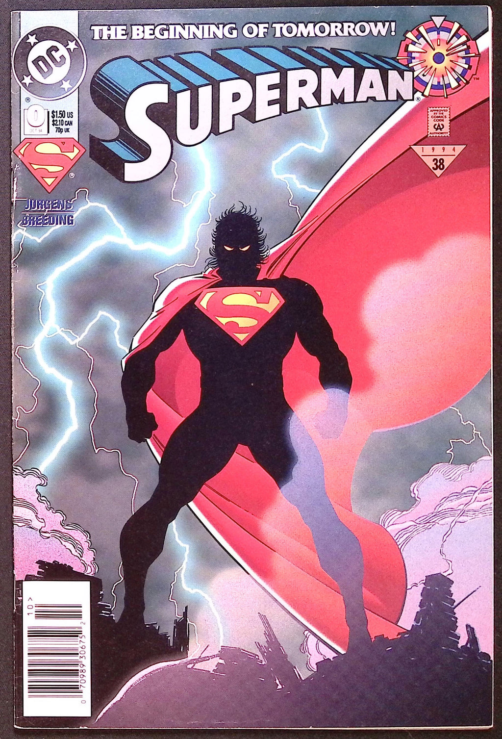 Superman # 0 1994 VF/NM