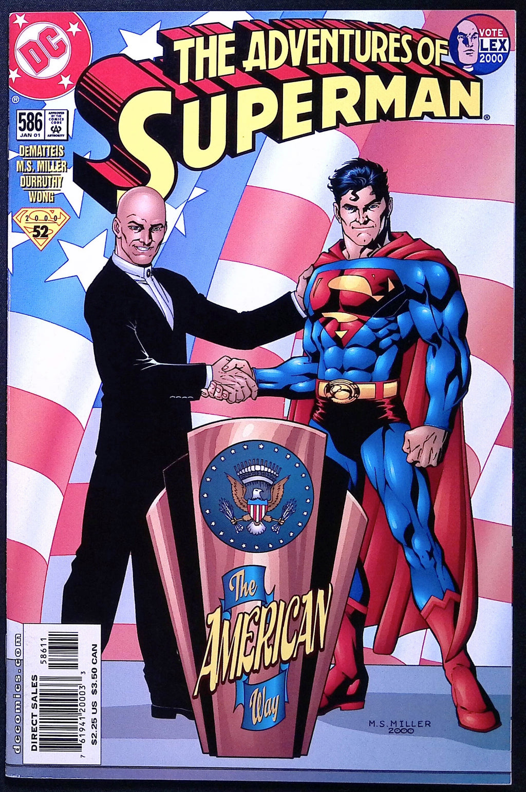 Adventures of Superman # 586 2001 NM-