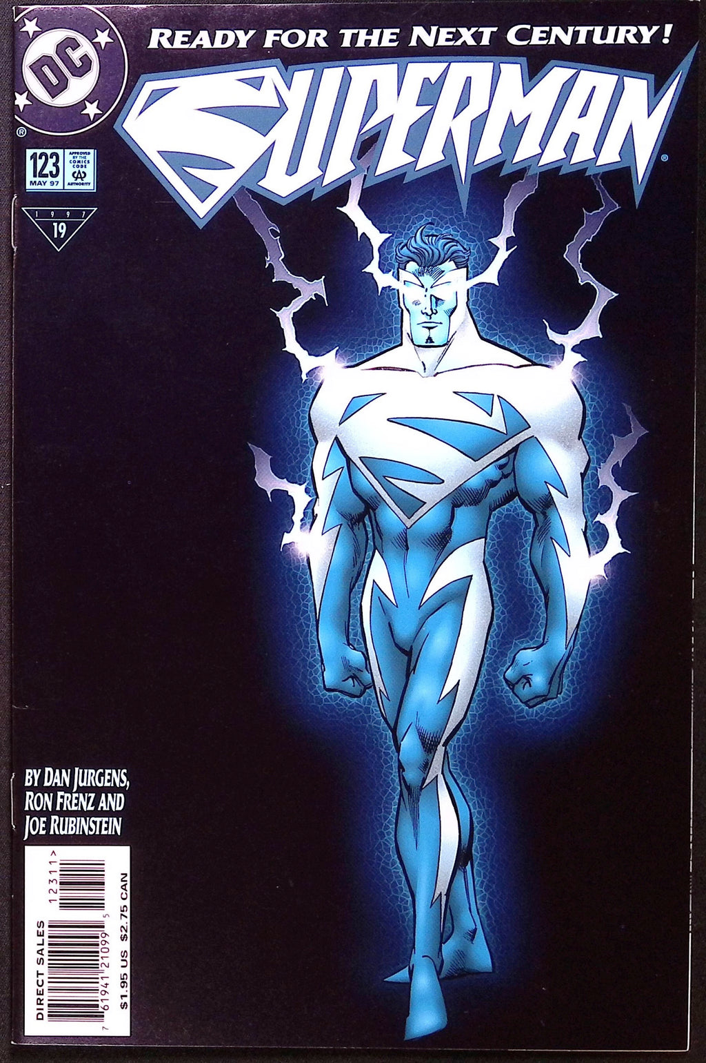 Superman # 123 The Glow-In-The-Dark Variant 1997 VF+