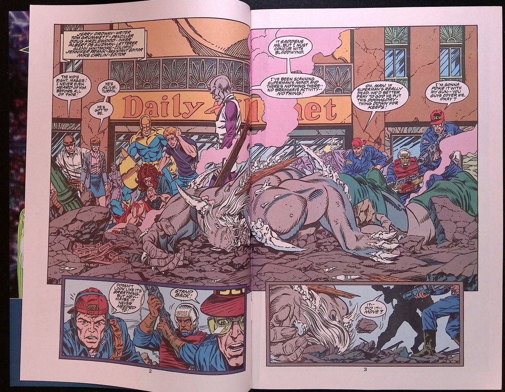 Adventures of Superman # 498 Third Printing 1993 NM-