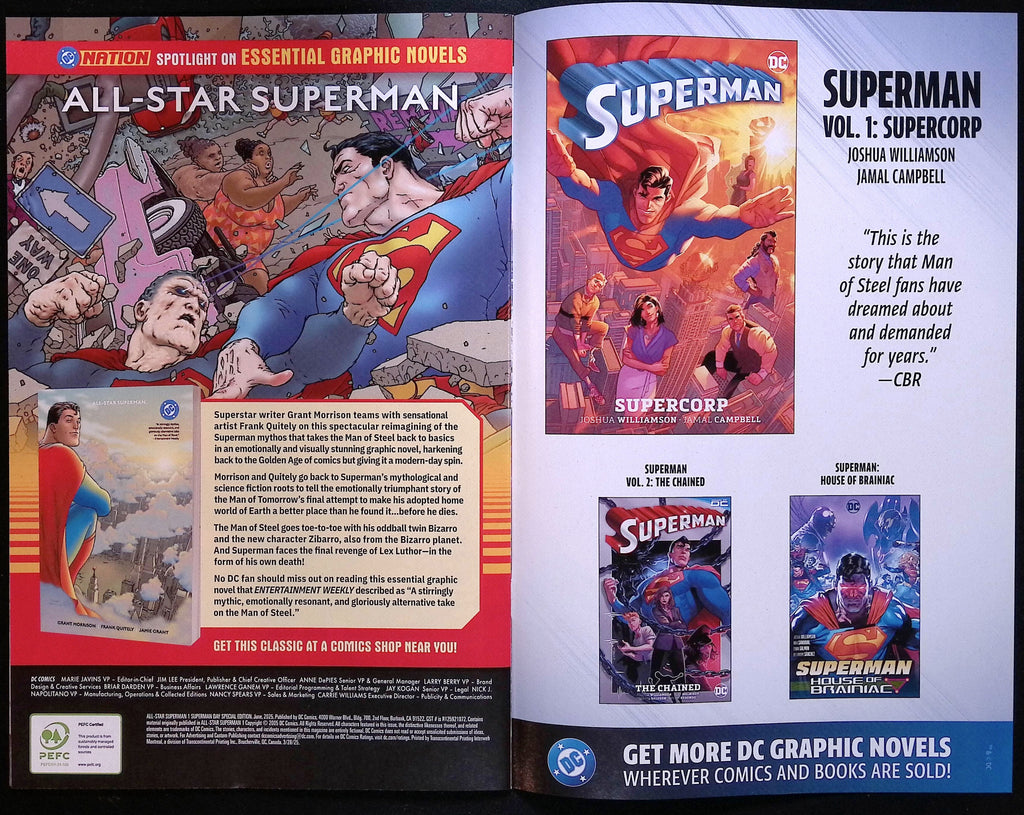 All Star Superman # 1 Special Edition Superman Day 2025 NM-