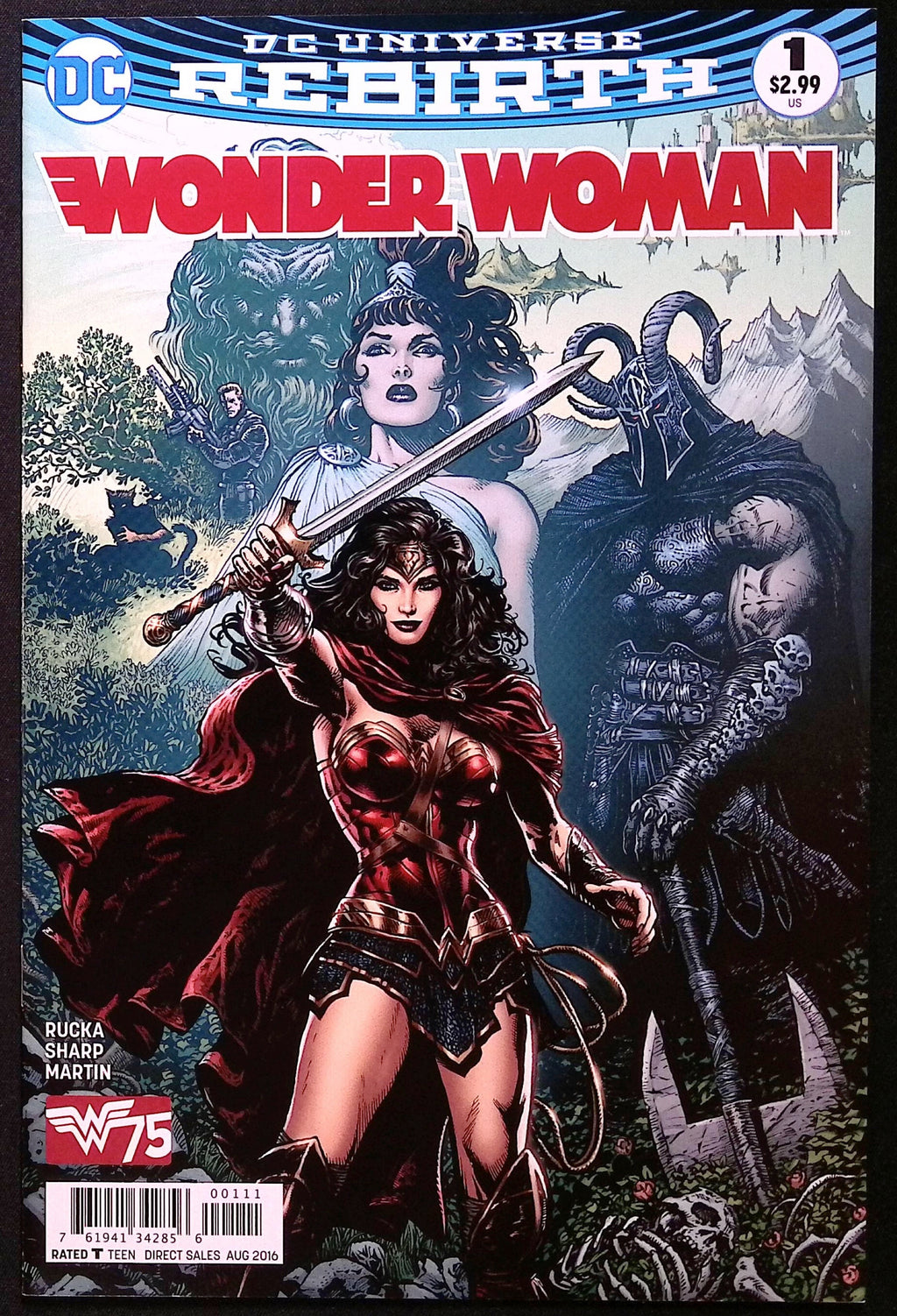 Wonder Woman # 1 2016 Cover A First Printing 2016 NM-
