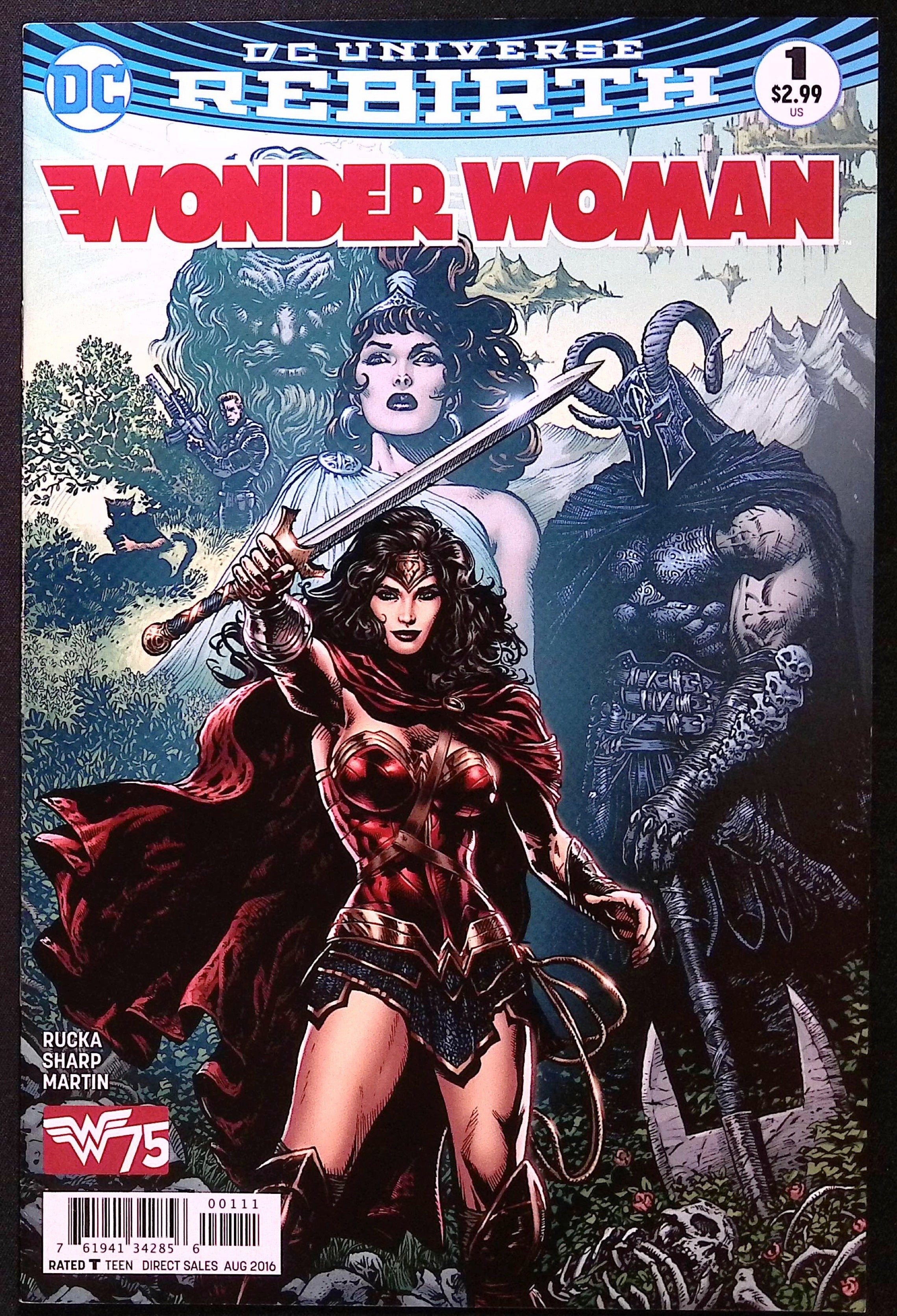 Wonder Woman # 1 2016 Cover A First Printing 2016 NM-