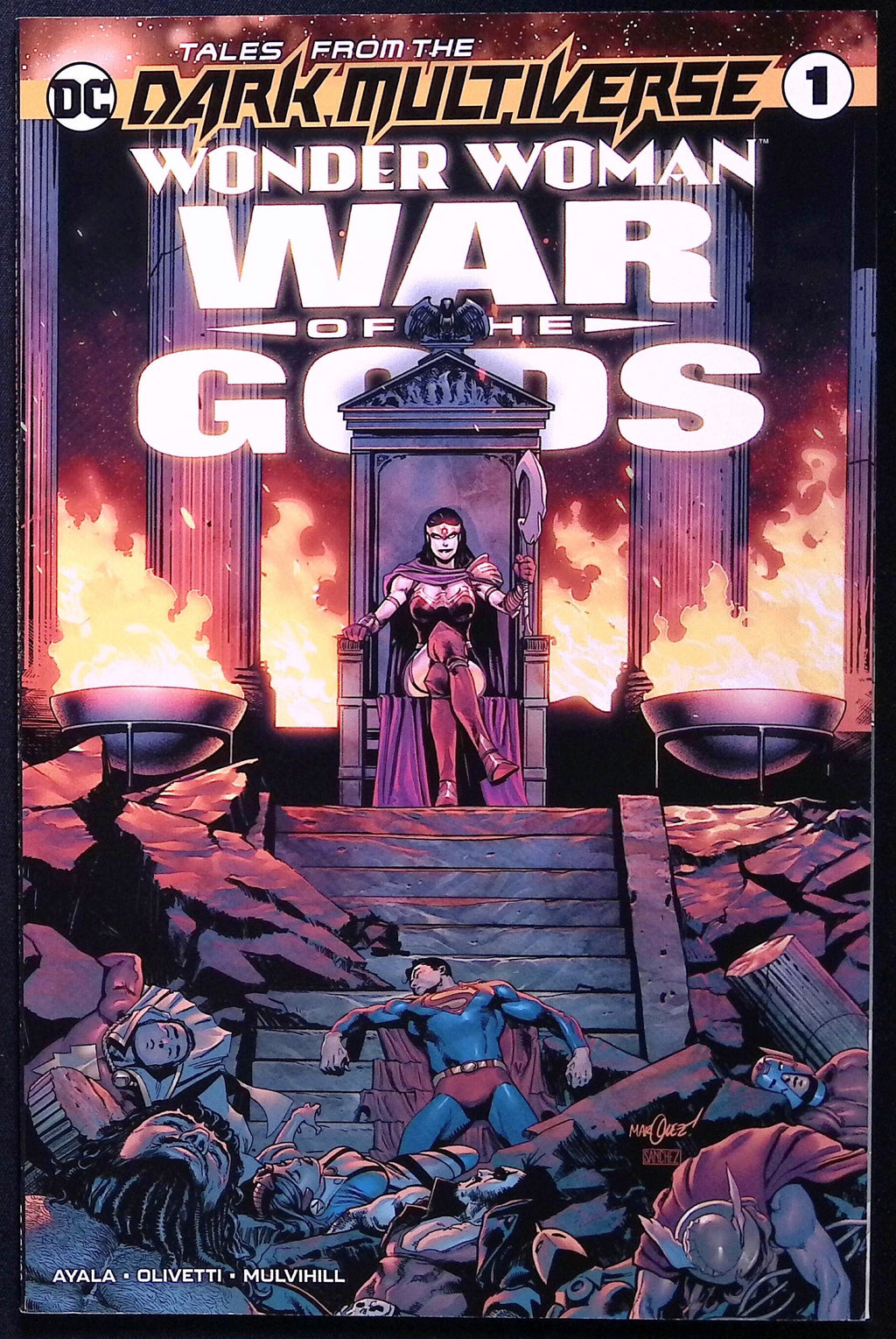 Tales from the Dark Multiverse: Wonder Woman: War of the Gods # 1 2021 NM-