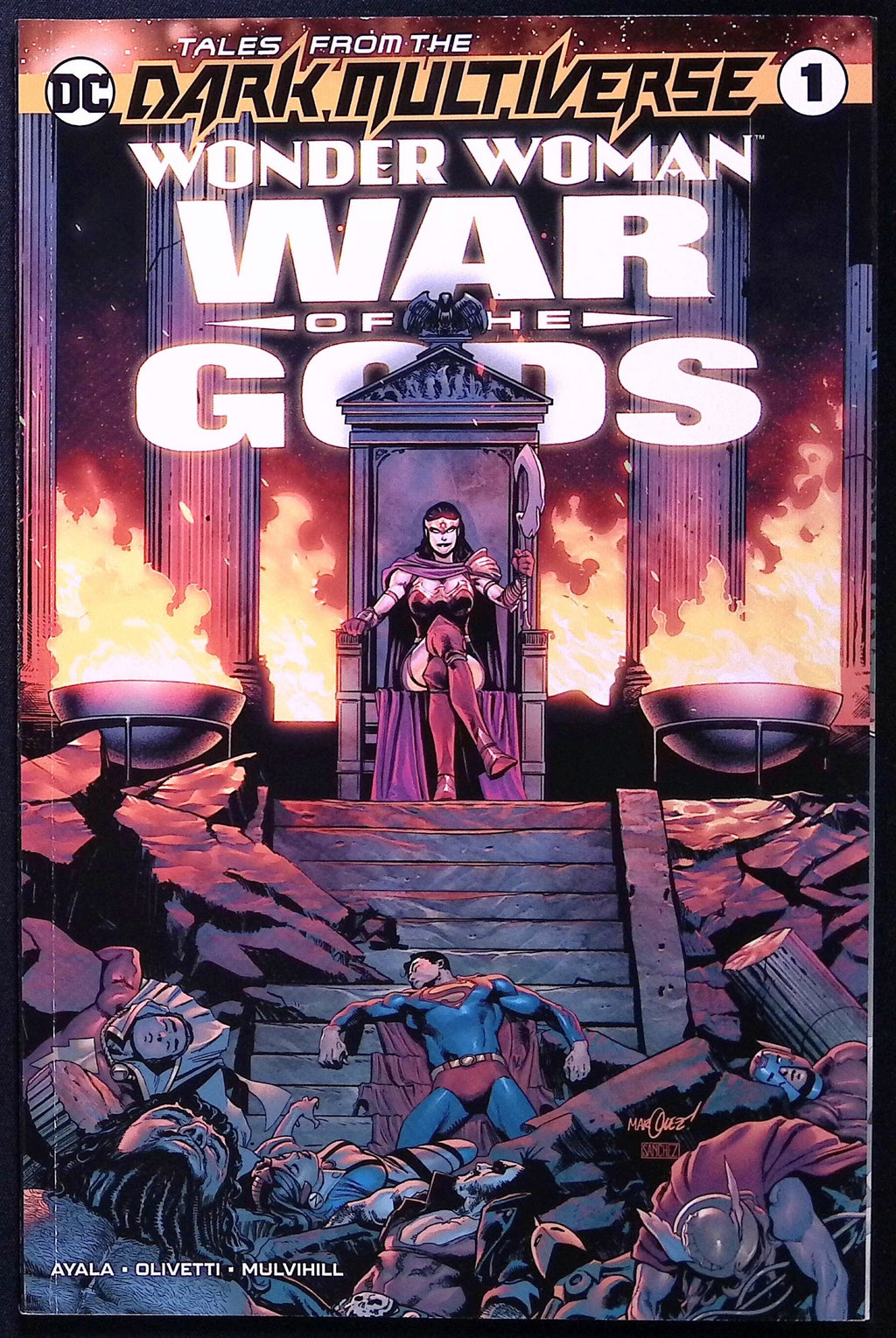 Tales from the Dark Multiverse: Wonder Woman: War of the Gods # 1 2021 NM-
