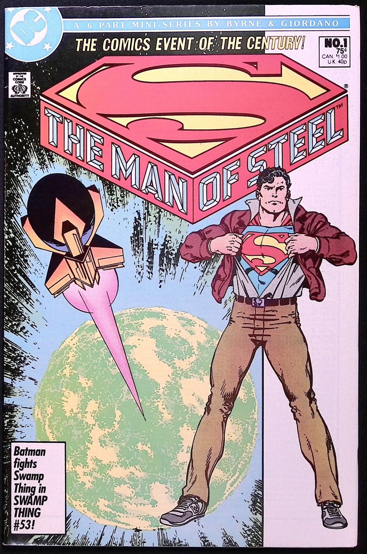 The Man of Steel # 1 1986 NM-
