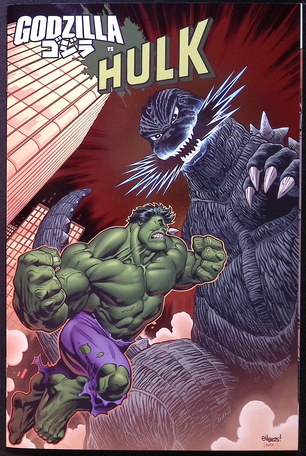 Godzilla vs. Hulk # 1 Foil Variant 2025 NM