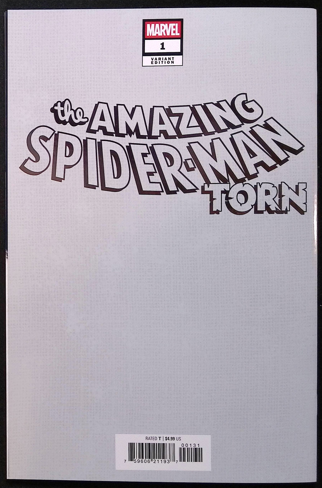 The Amazing Spider-Man: Torn # 1 Garbett Foil Variant 2025 NM