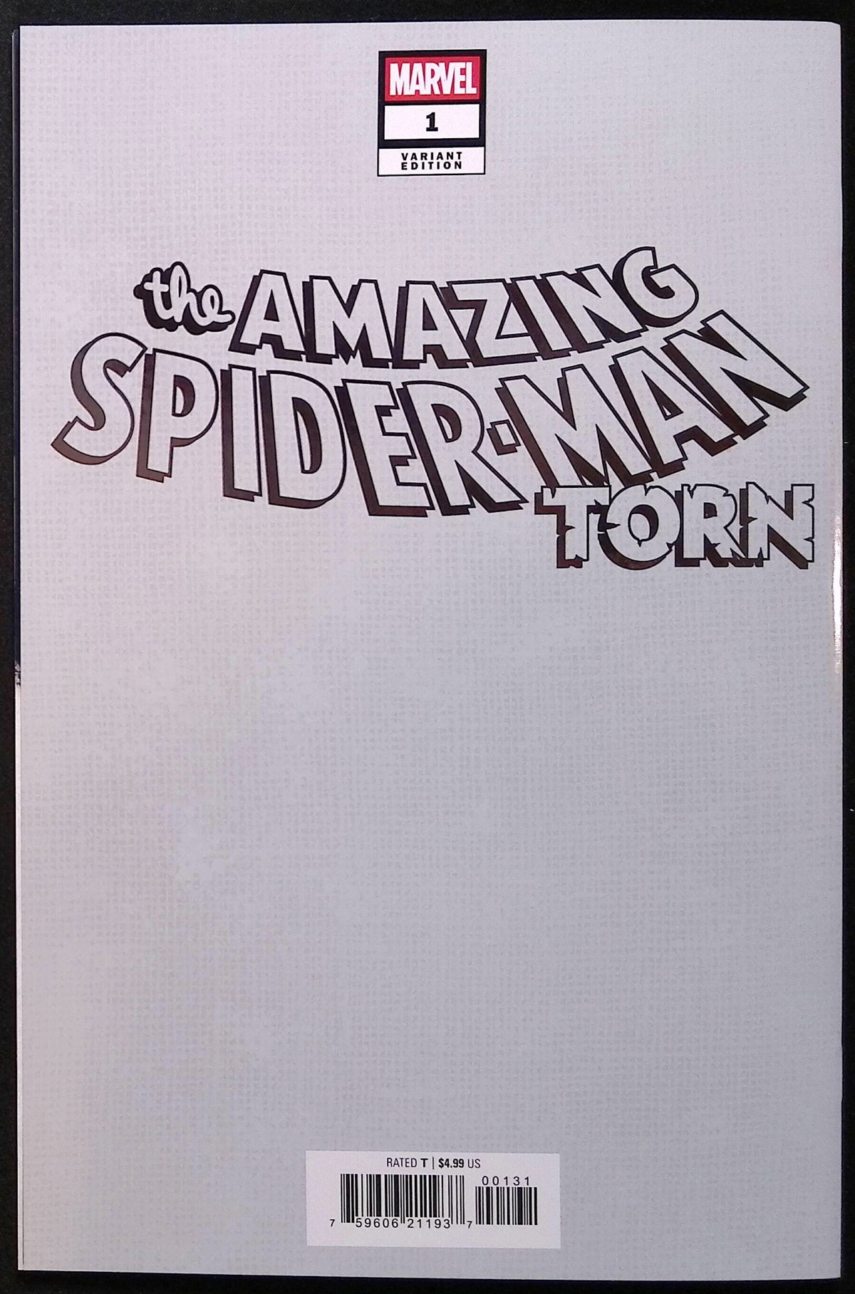 The Amazing Spider-Man: Torn # 1 Garbett Foil Variant 2025 NM