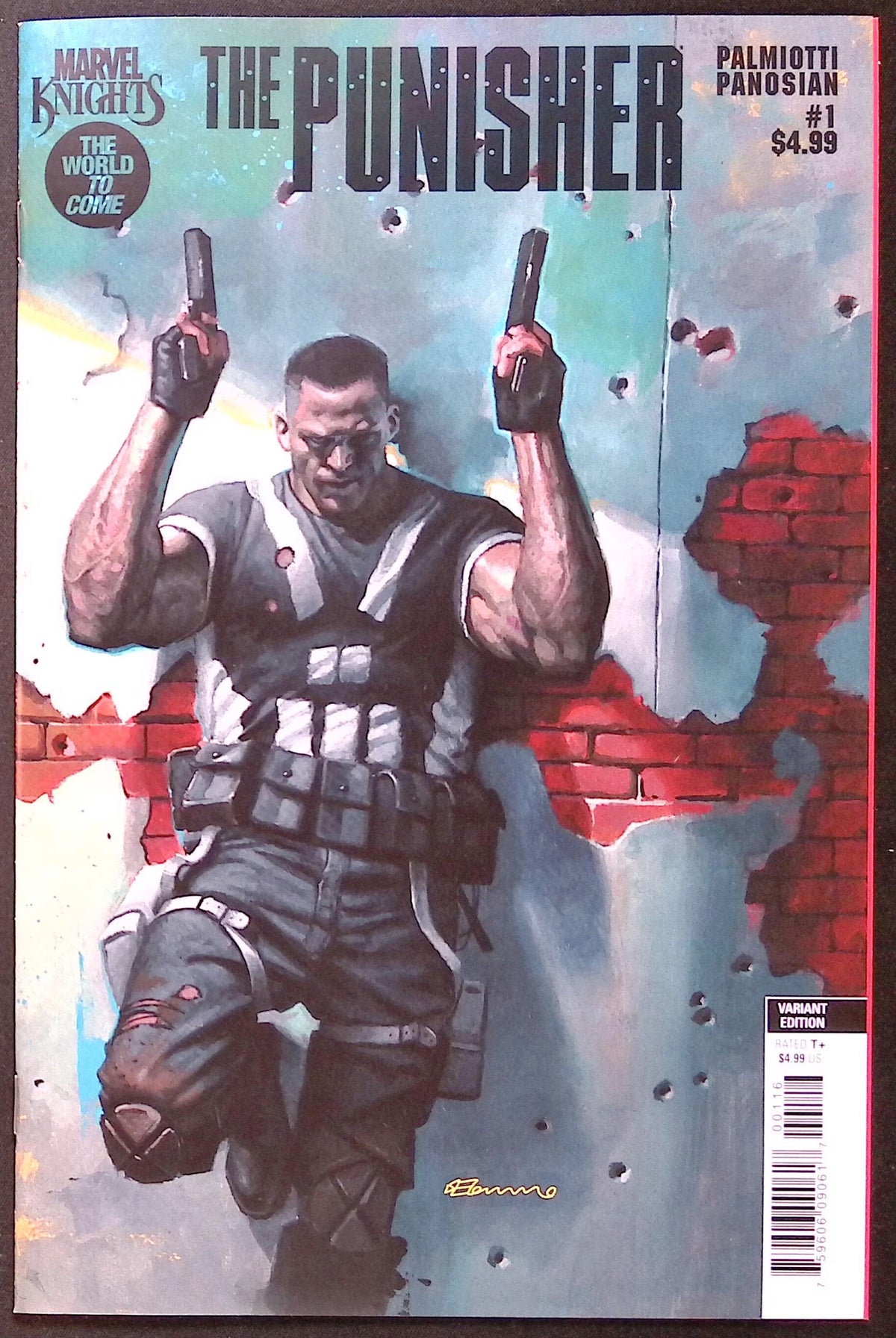 Marvel Knights The Punisher #1 1:25 De Tommaso Incentive Variant Marvel Comics 2025 NM