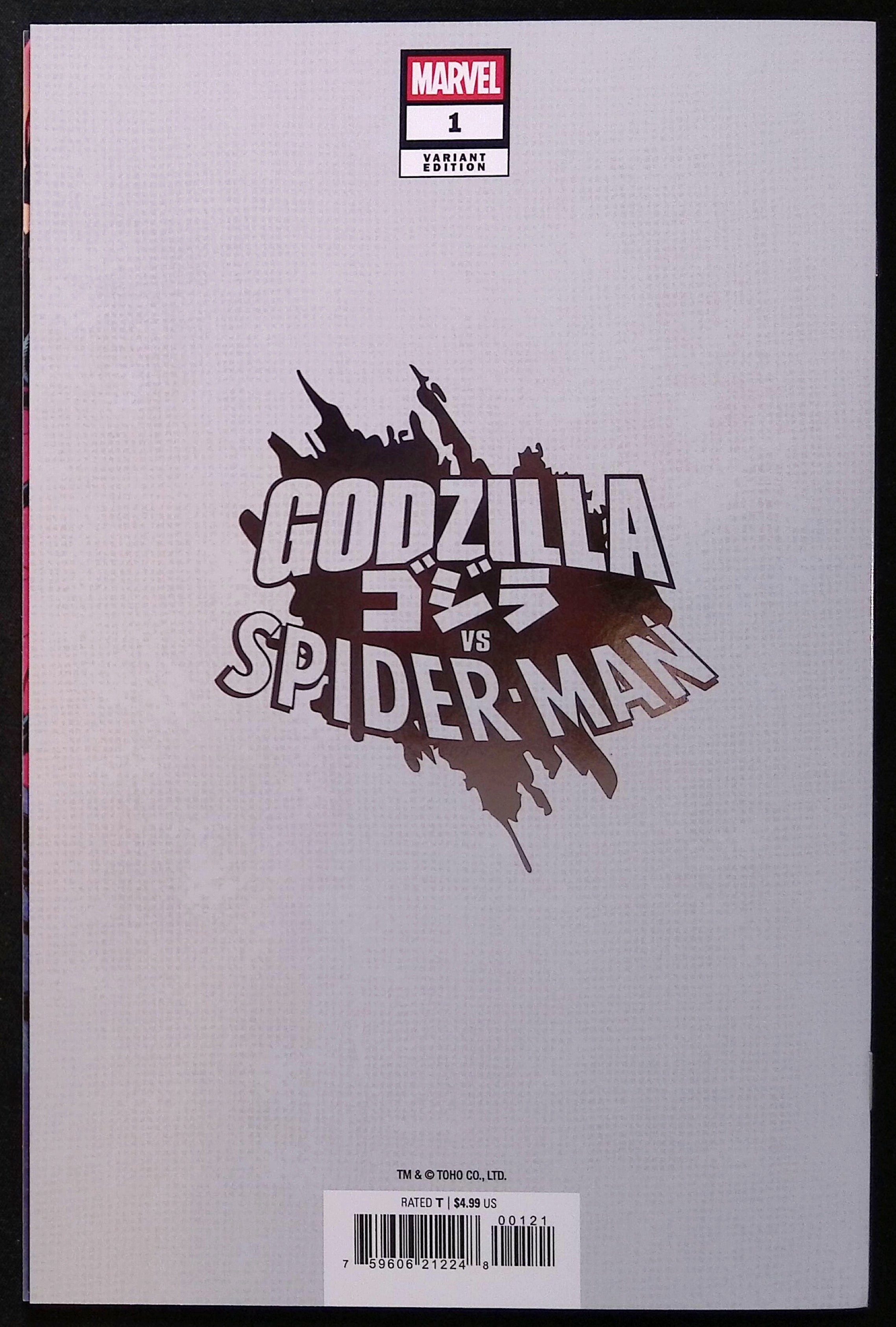 Godzilla vs. Spider-Man # 1 Gleason Foil Variant 2025 NM-