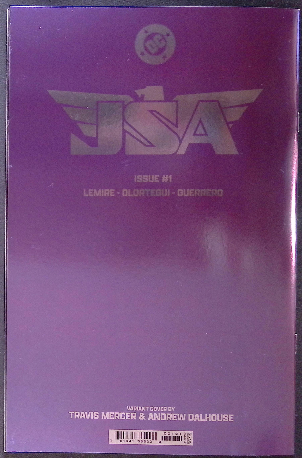 The JSA # 1 Mercer Dalhouse Foil Variant 2025 NM
