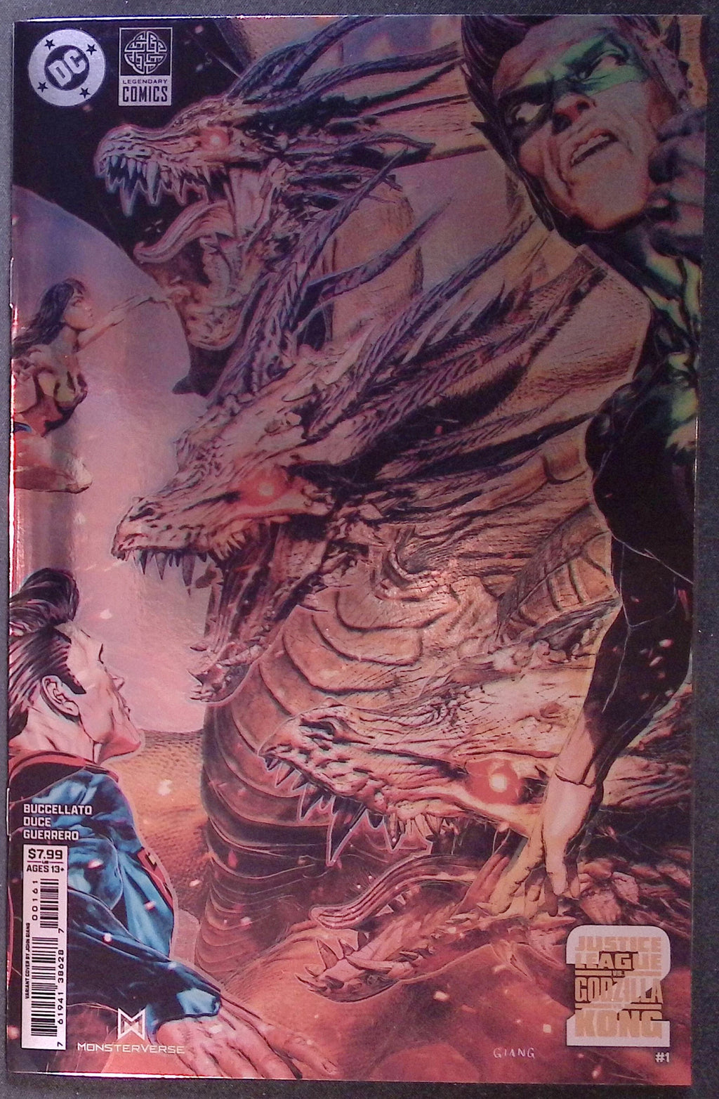 Justice League vs. Godzilla vs. Kong 2 # 1 Giang Foil Variant 2025 NM