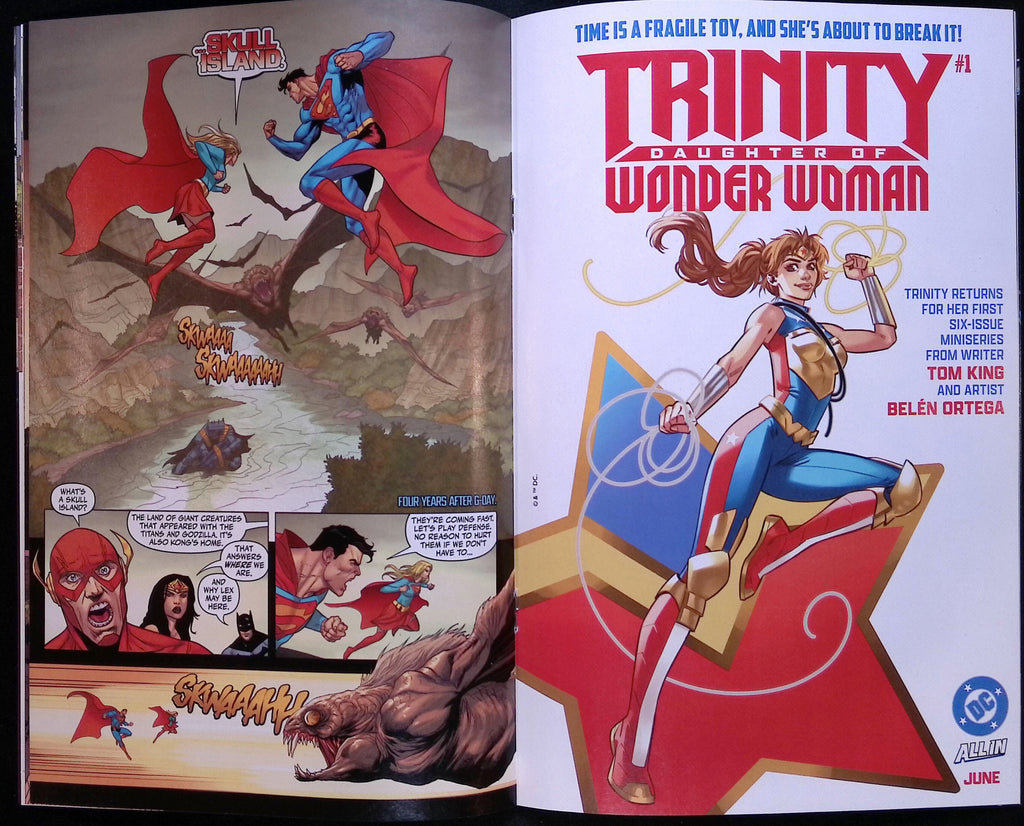 Justice League vs. Godzilla vs. Kong 2 # 1 Giang Foil Variant 2025 NM