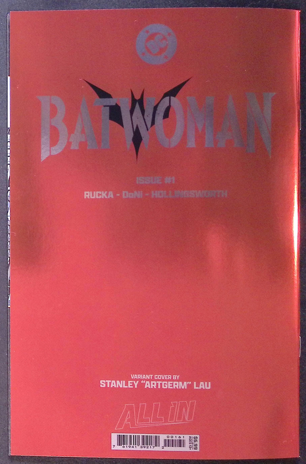 Batwoman # 1 Cover E Stanley "Artgerm" Lau Foil Variant 2026 NM