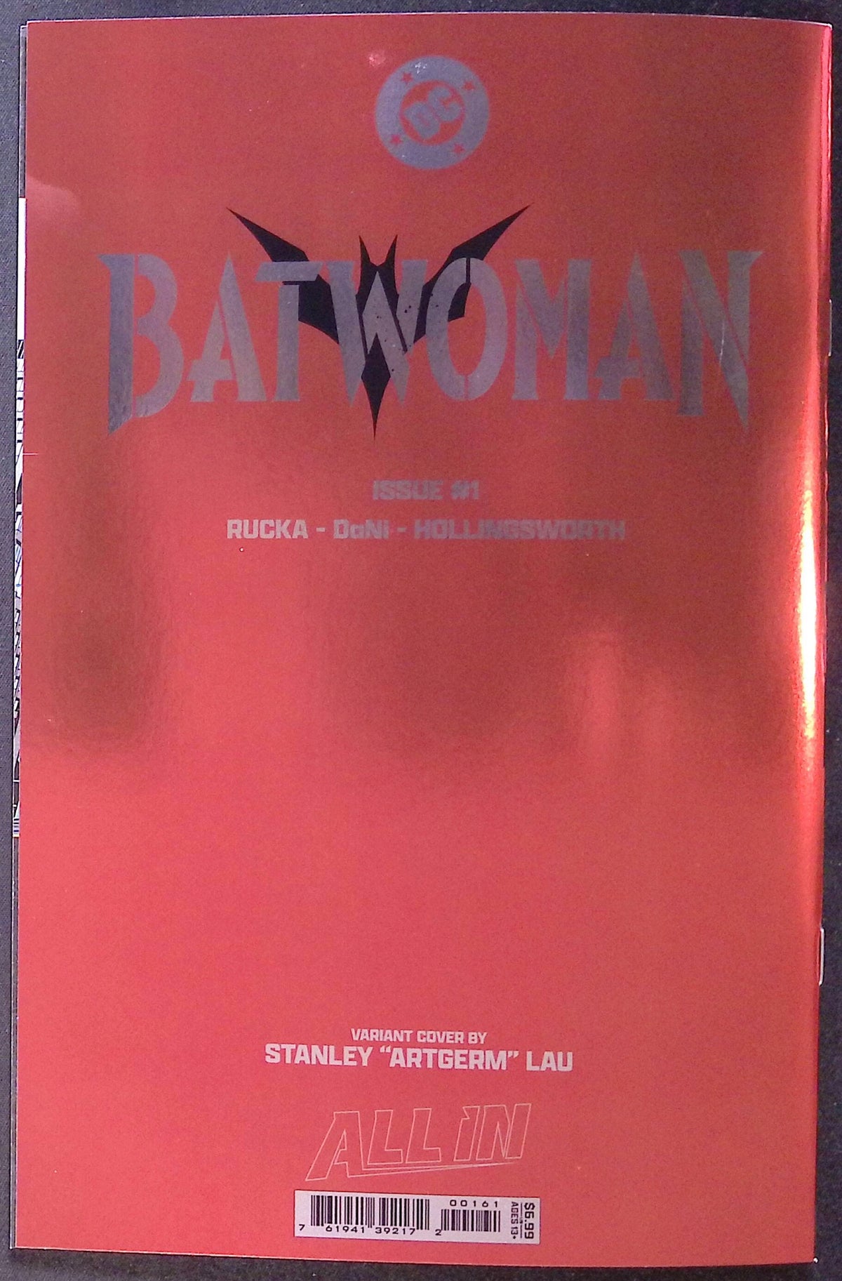 Batwoman # 1 Cover E Stanley "Artgerm" Lau Foil Variant 2026 NM