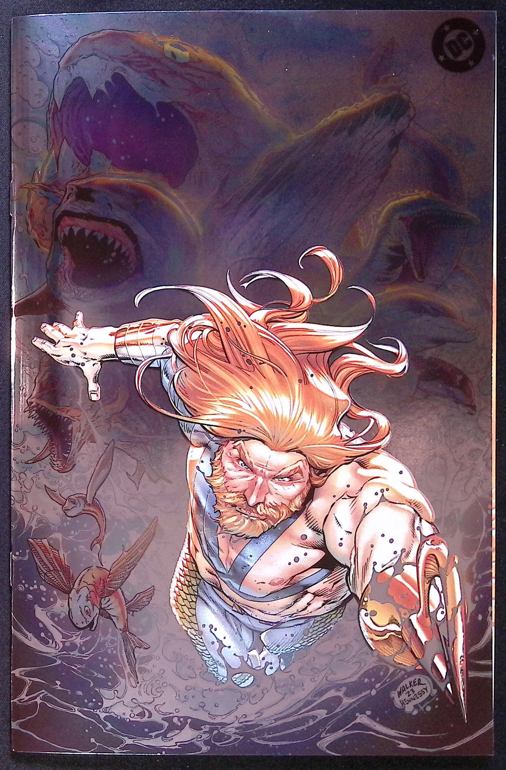 Aquaman # 1 Walker Deep Sea Spot Foil Variant 2025 NM