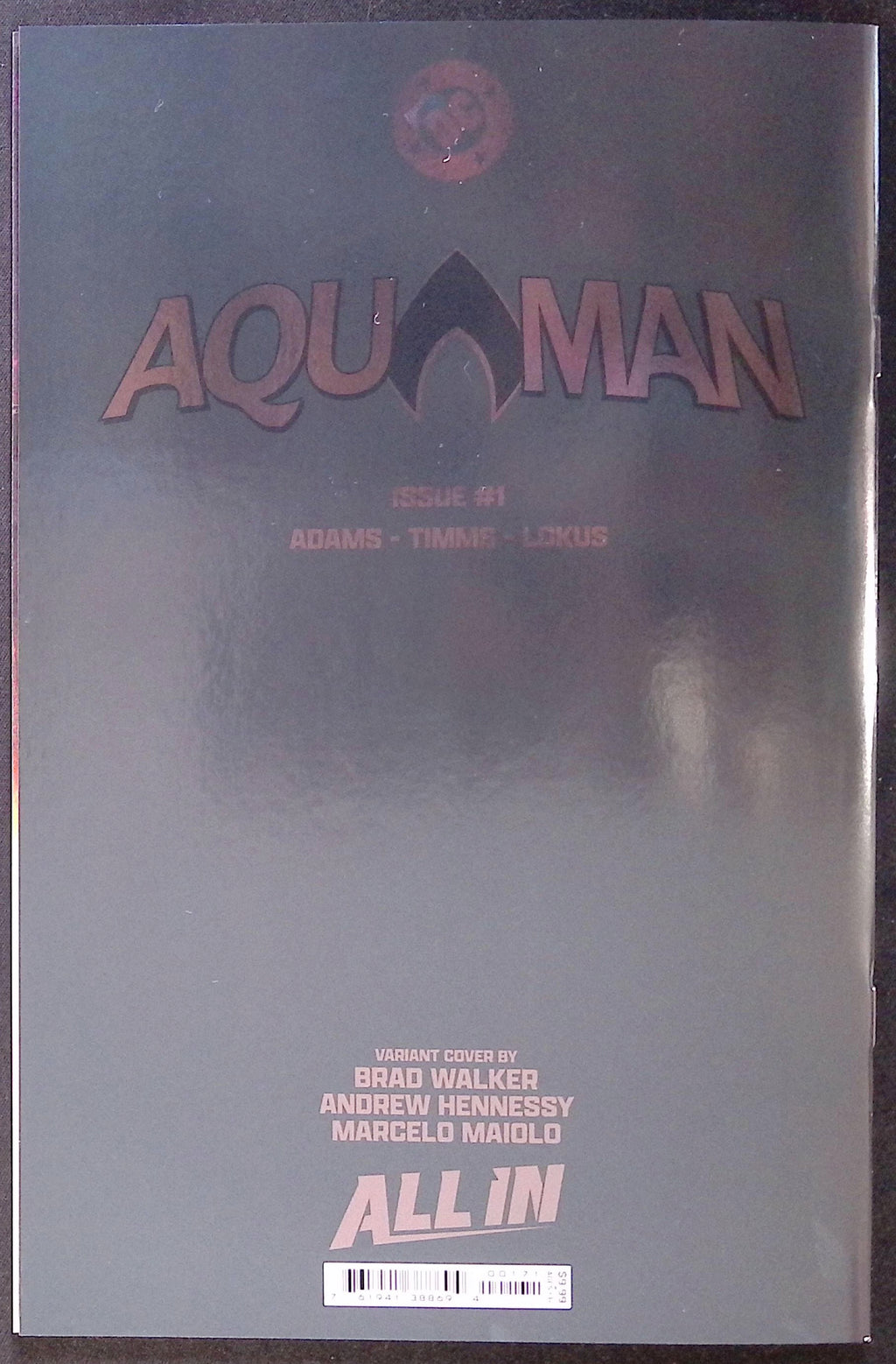 Aquaman # 1 Walker Deep Sea Spot Foil Variant 2025 NM
