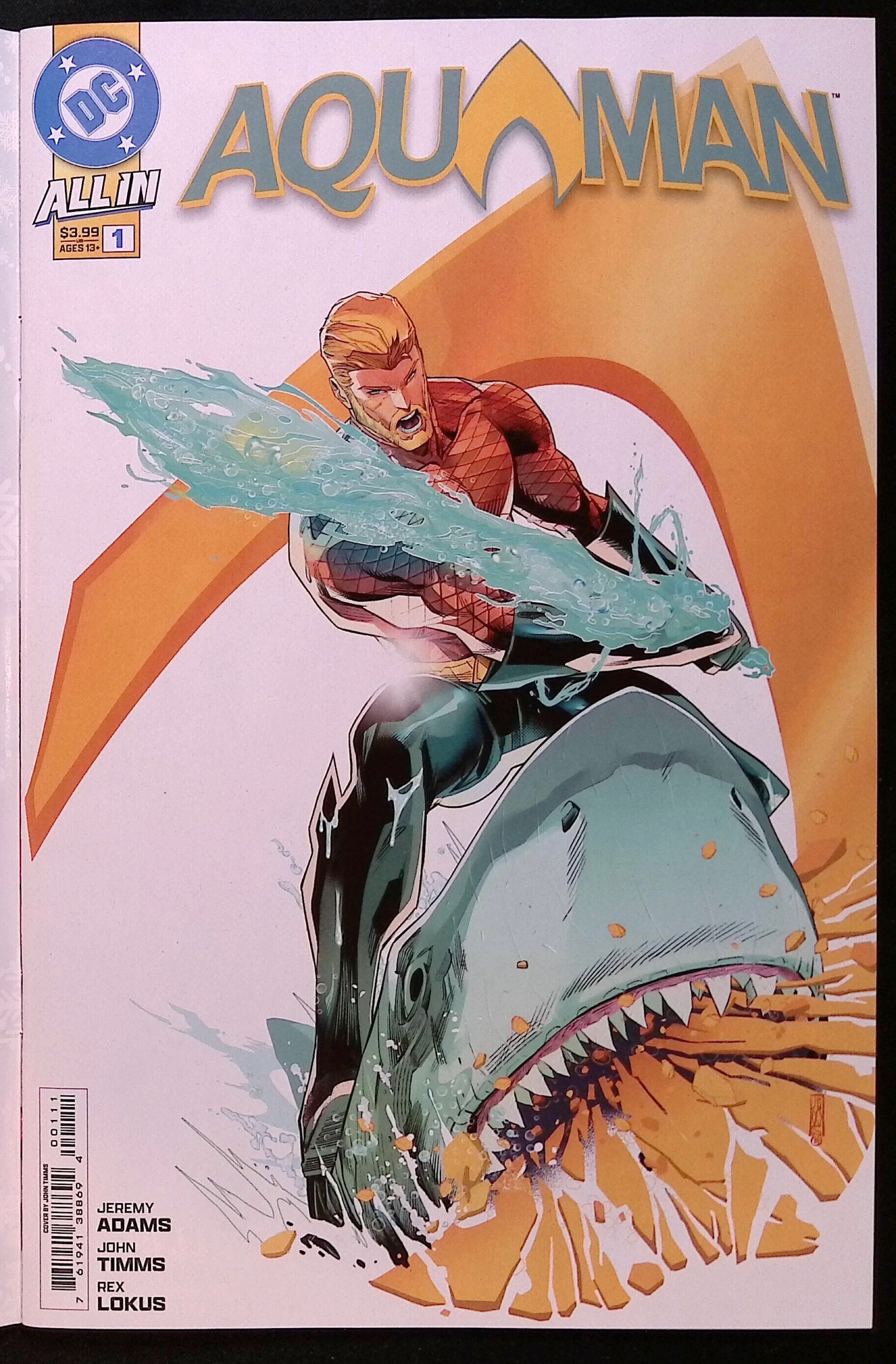 Aquaman # 1 Walker Deep Sea Spot Foil Variant 2025 NM