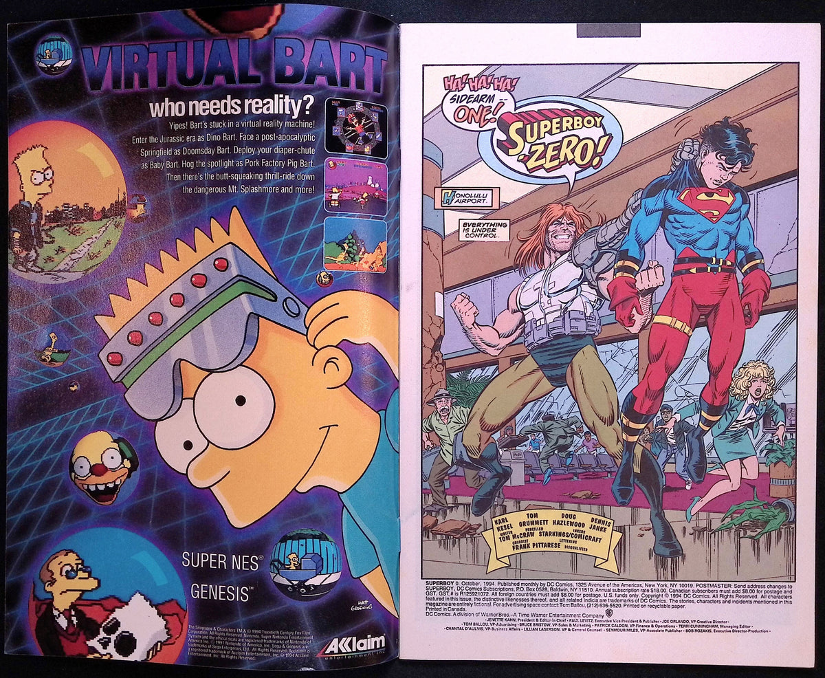 Superboy # 0 1994 NM-