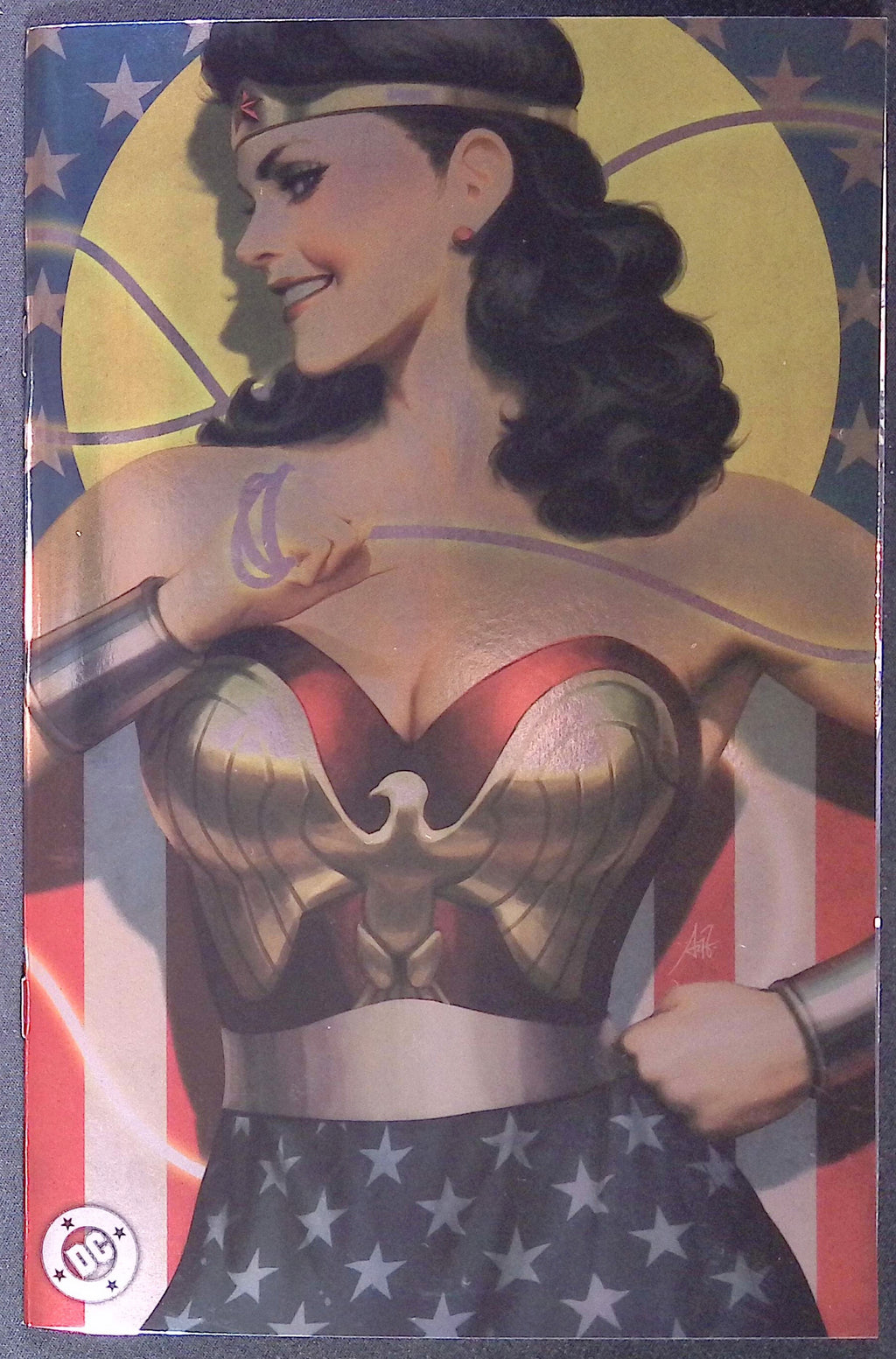 New History of the DC Universe # 1 Stanley "Artgerm" Lay Foil Cover 2025 NM