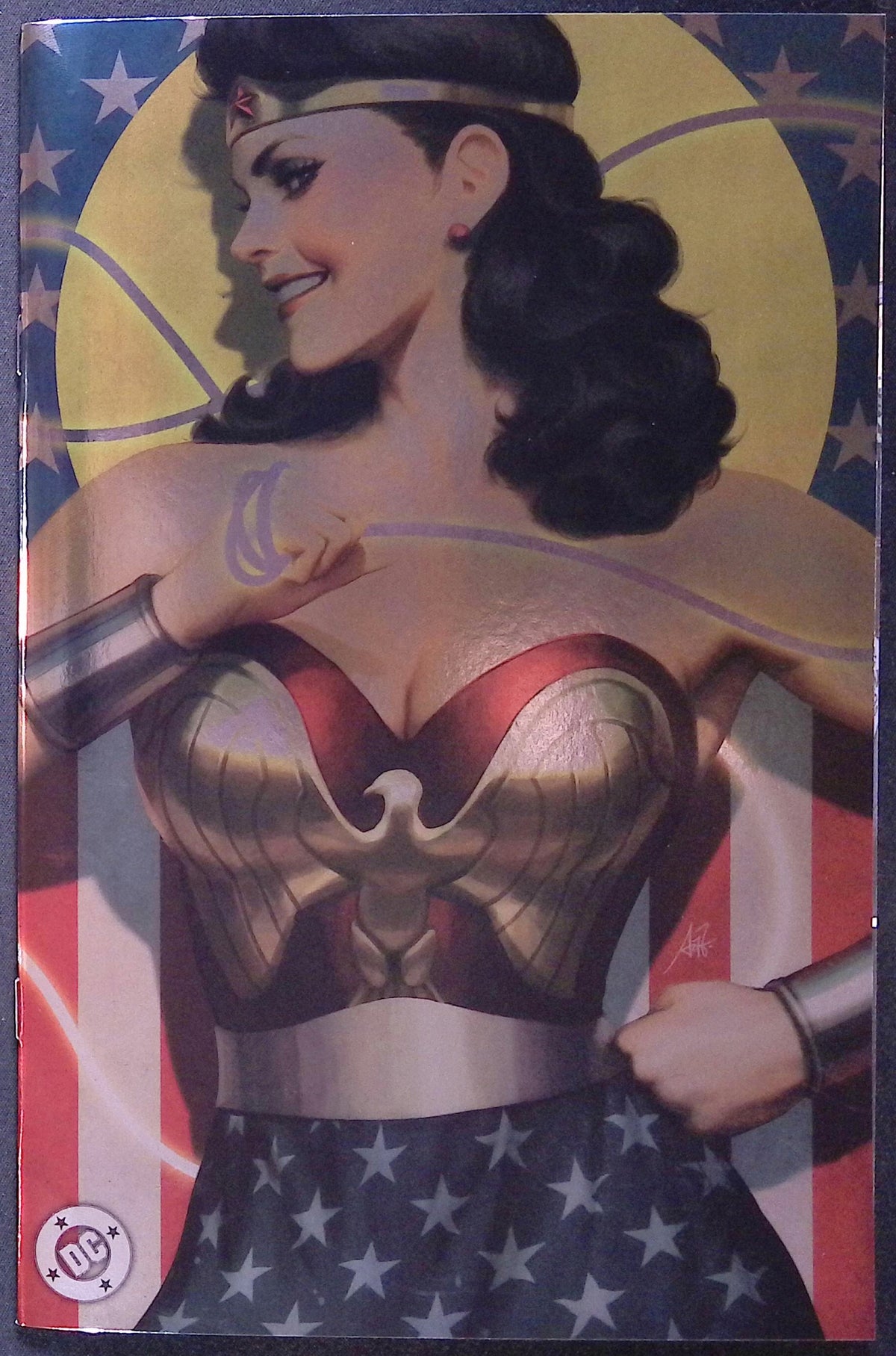 New History of the DC Universe # 1 Stanley "Artgerm" Lay Foil Cover 2025 NM