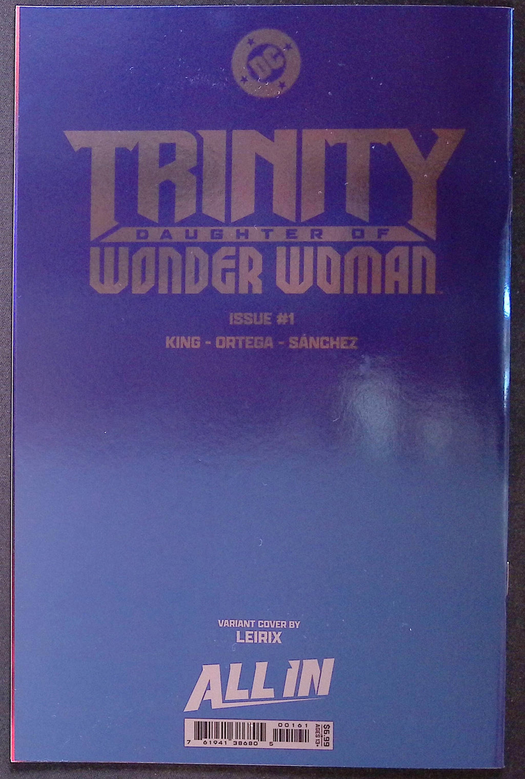 Trinity: Daughter of Wonder Woman # 1 Foil Cover 2025 NM