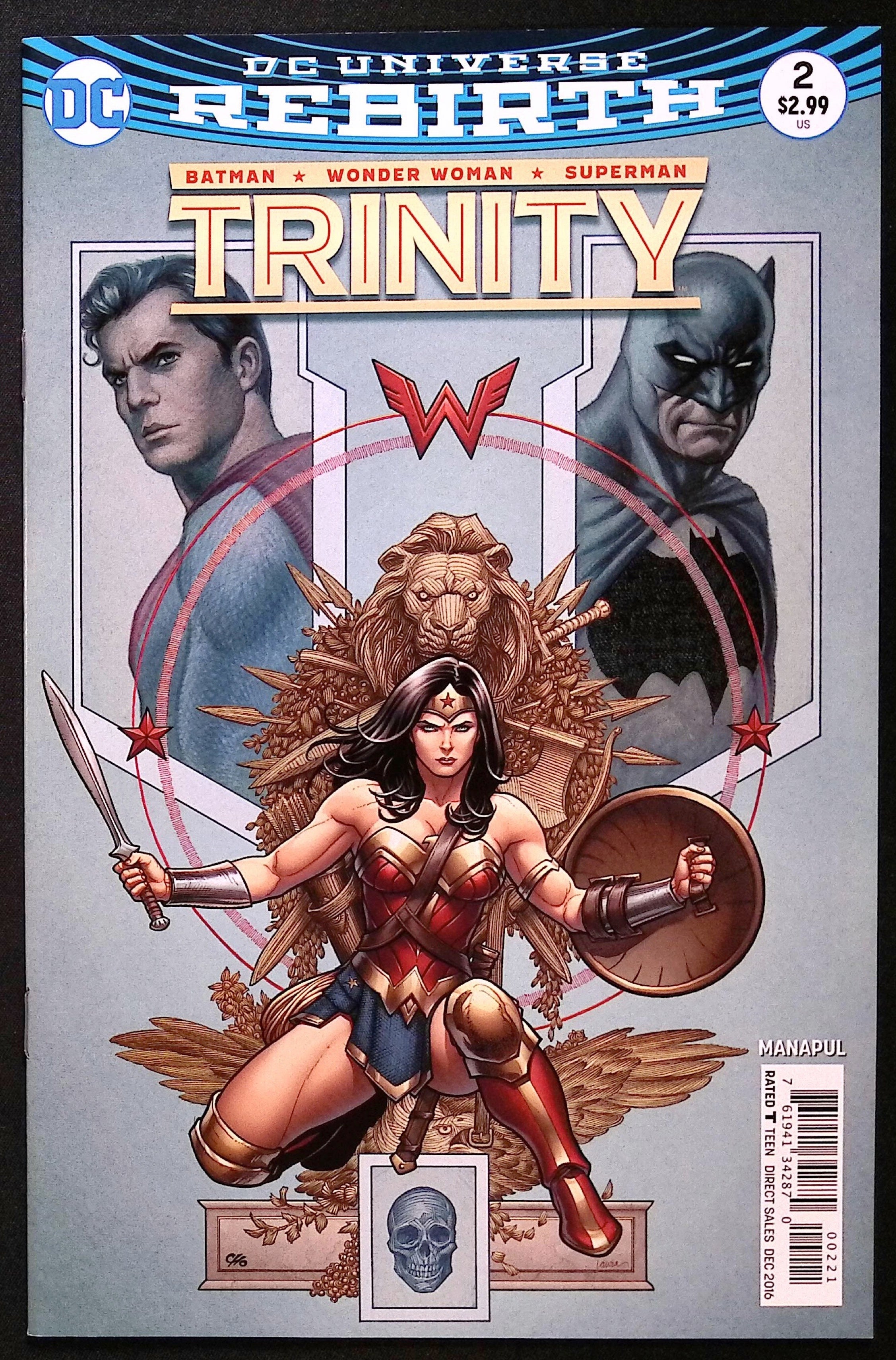 Trinity # 2 Frank Cho Variant 2016 NM